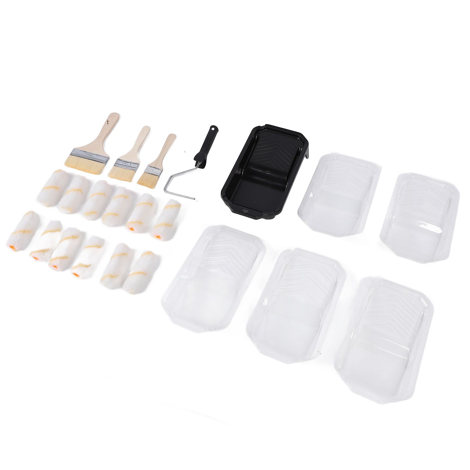 Paint Roller Set Painting Brush with Tray Home Painting Supplies Wall Painting view 6