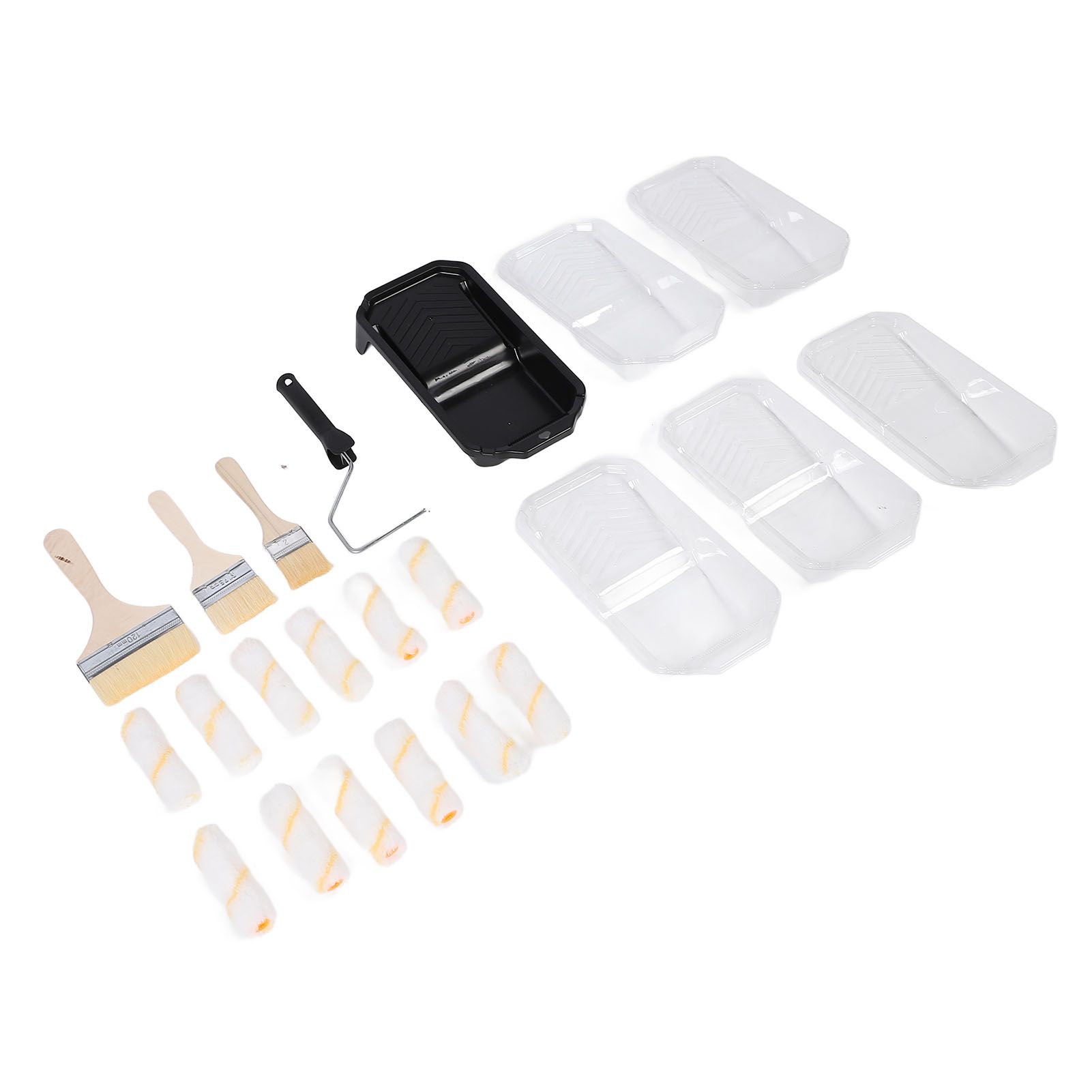 Paint Roller Set Painting Brush with Tray Home Painting Supplies Wall Painting view 8