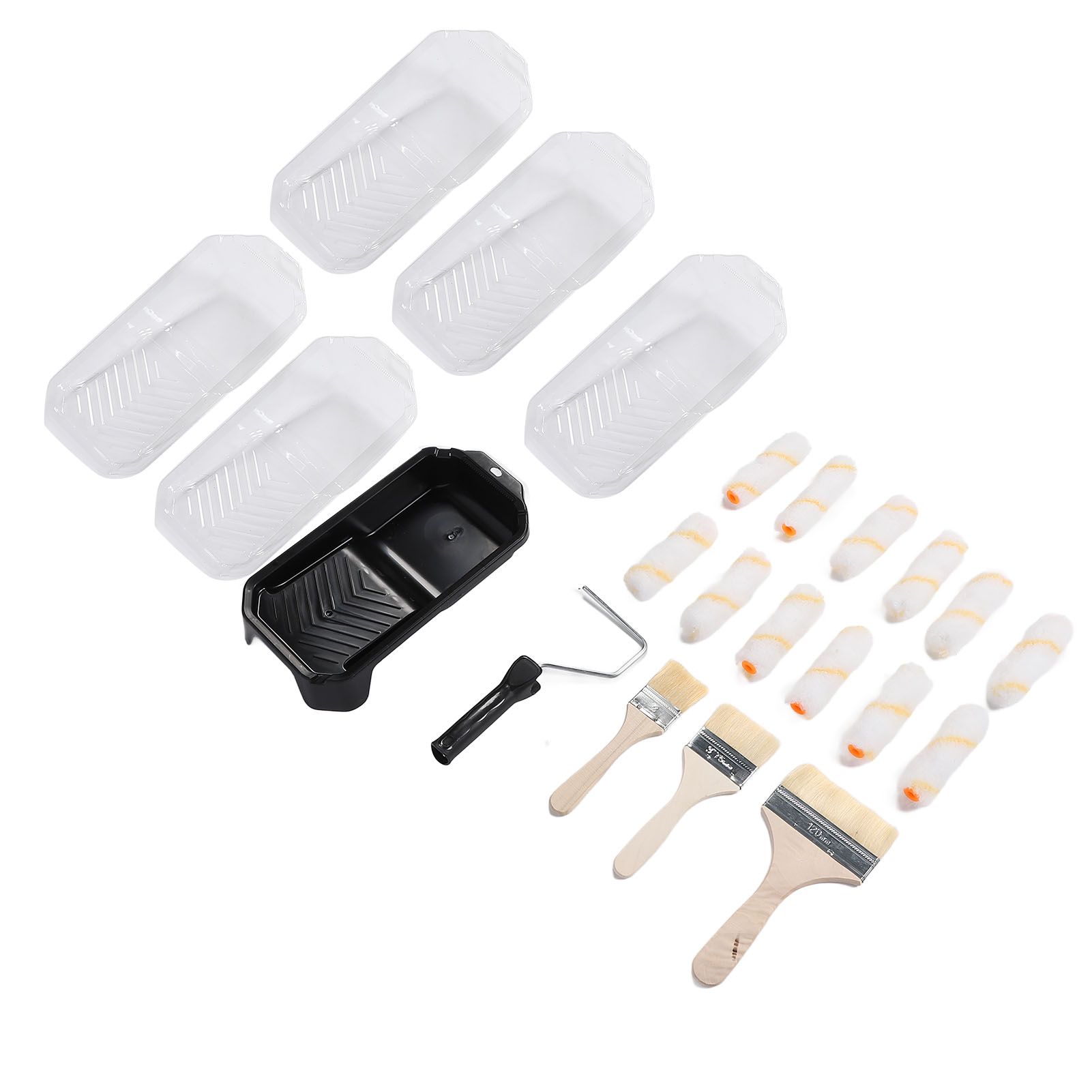 Paint Roller Set Painting Brush with Tray Home Painting Supplies Wall Painting view 10