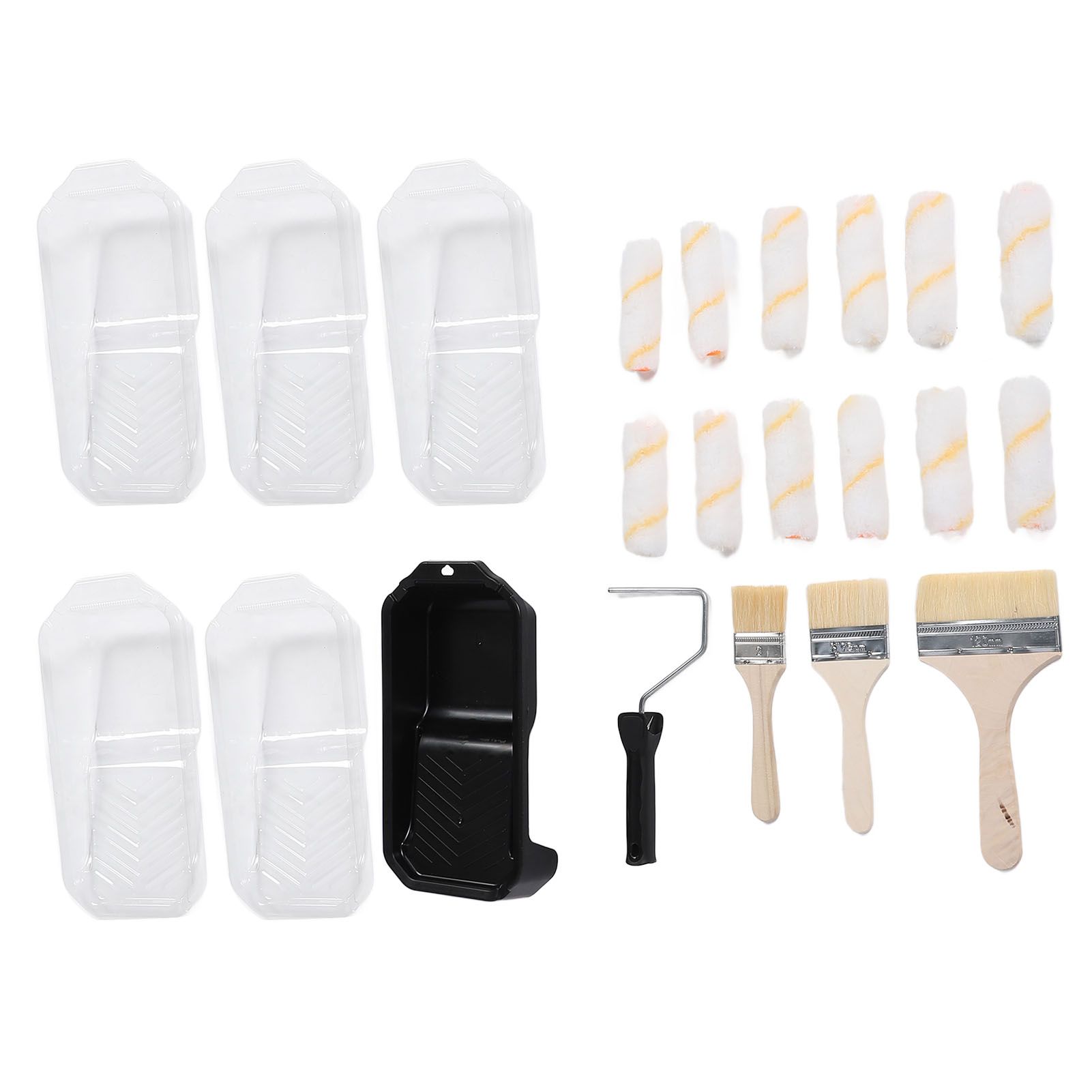 Paint Roller Set Painting Brush with Tray Home Painting Supplies Wall Painting view 11