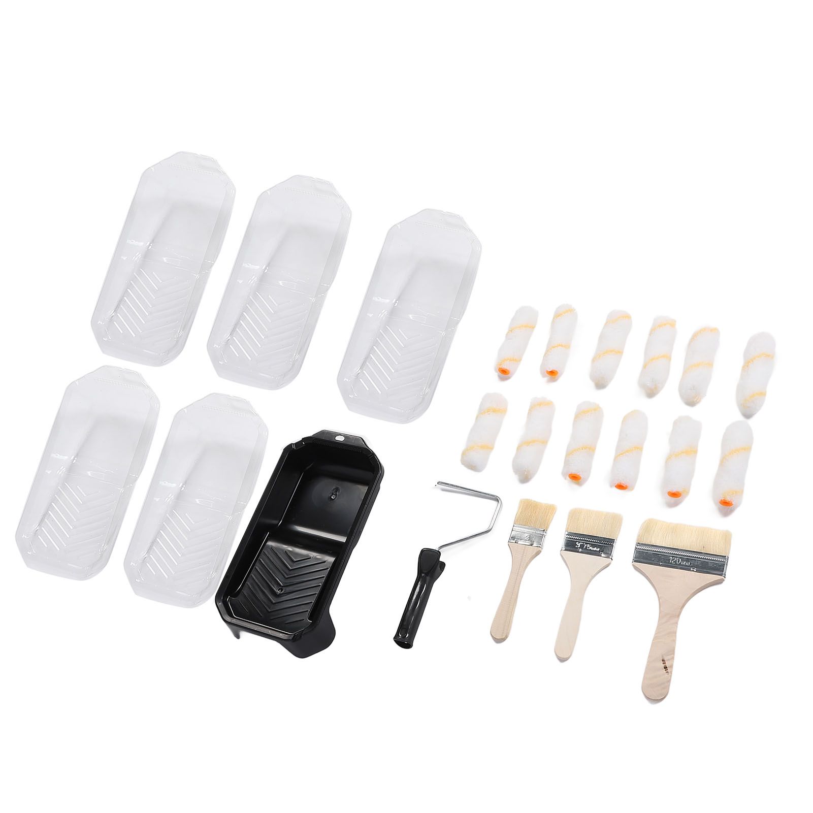 Paint Roller Set Painting Brush with Tray Home Painting Supplies Wall Painting view 12