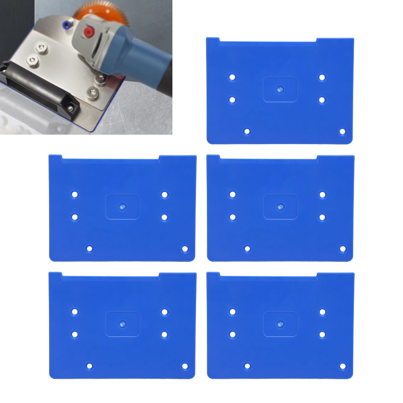 5pcs Angle Grinder Stand Bottom Board Accessories Tile Chamfering Tool Base view 11