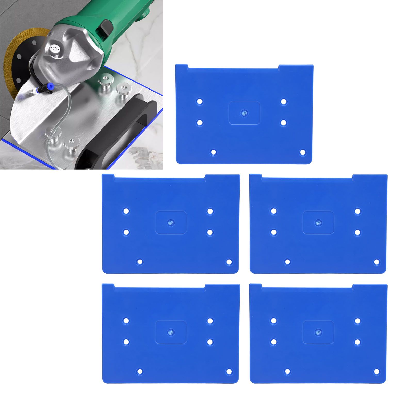 5pcs Angle Grinder Stand Bottom Board Accessories Tile Chamfering Tool Base view 12