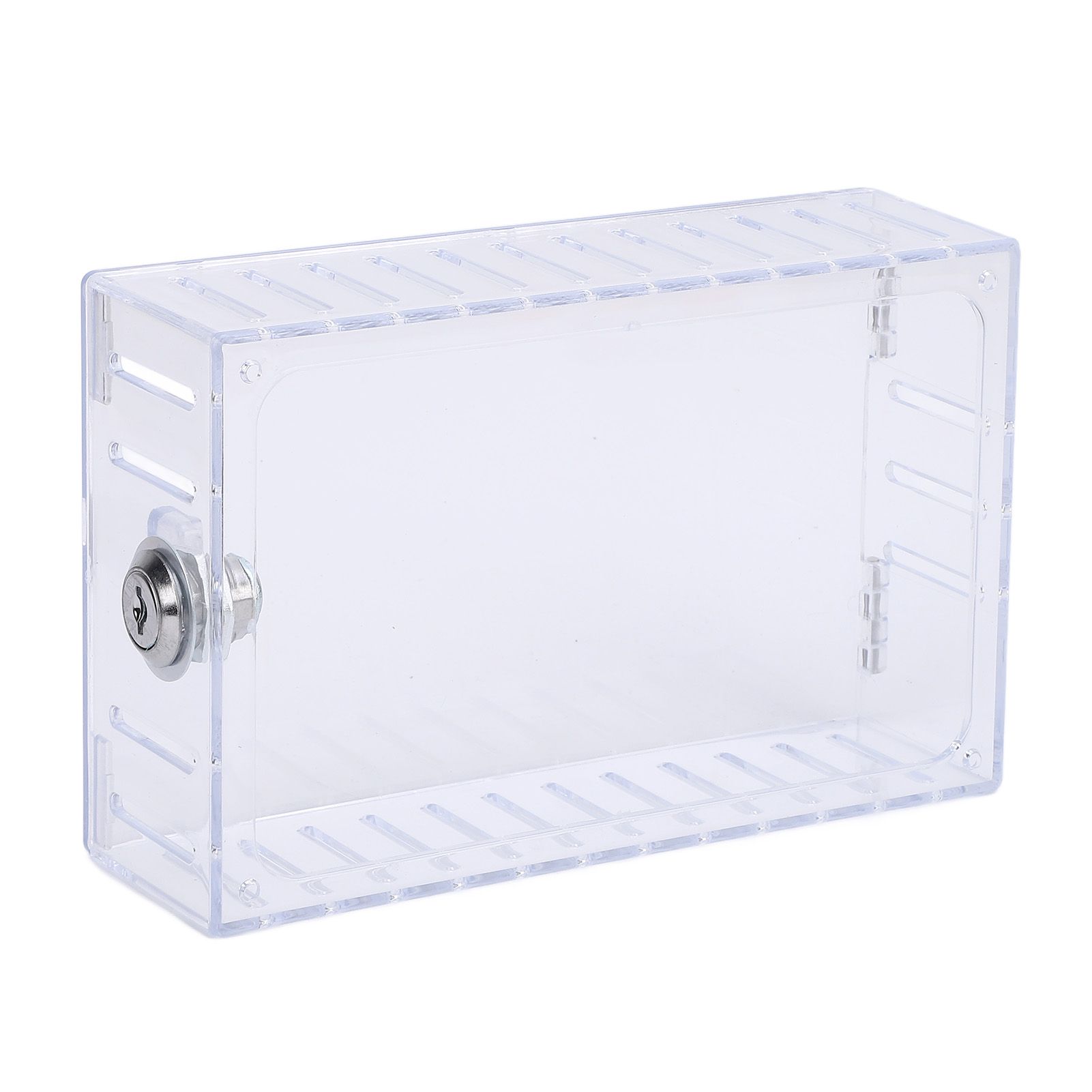 Clear Thermostat Lock Box Cover with Key Thermostat Guard Fits Thermostats view 6