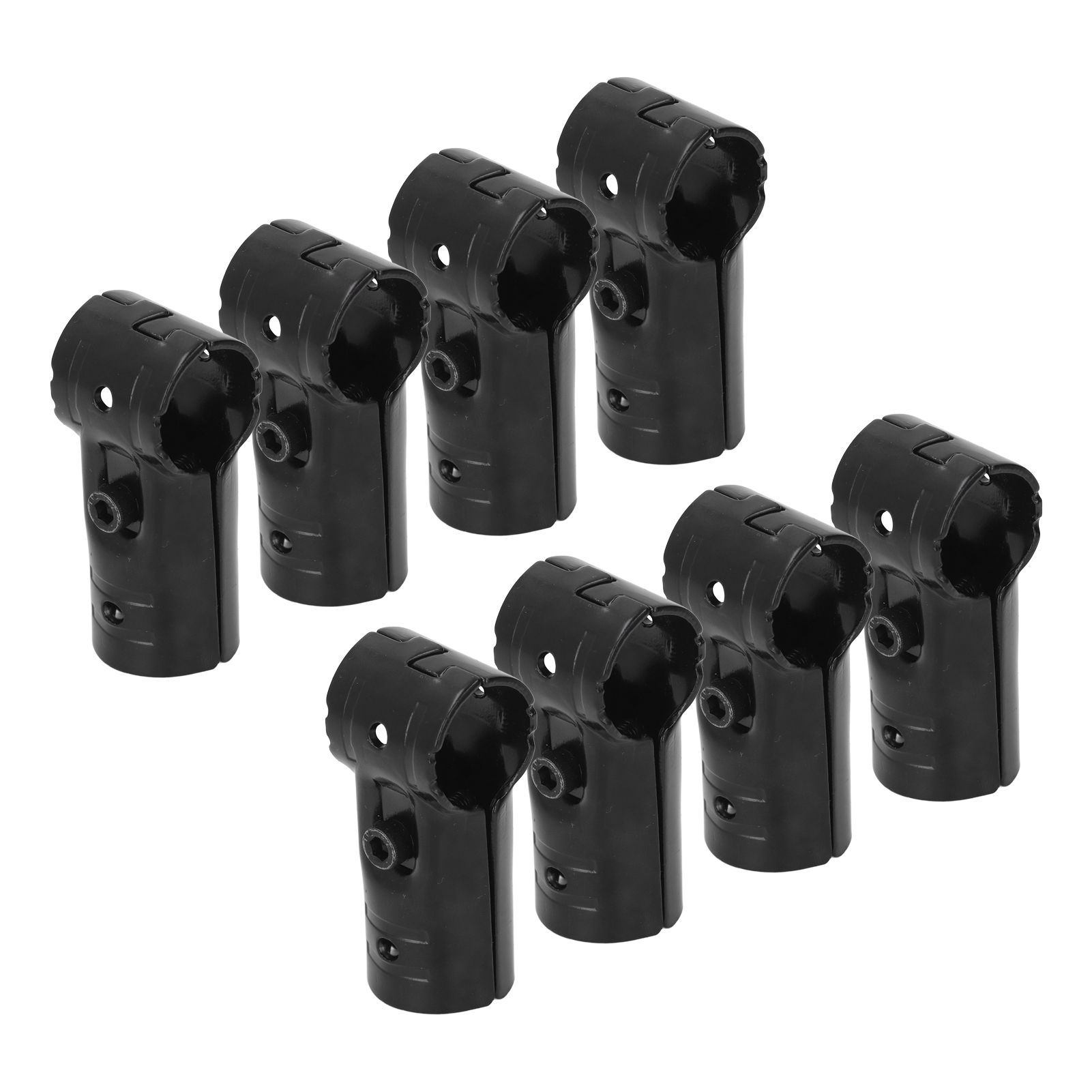 8 Sets 28mm T Shape Pipe Clamp with Bolts and Nuts Metal End Rail Clamps for view 9