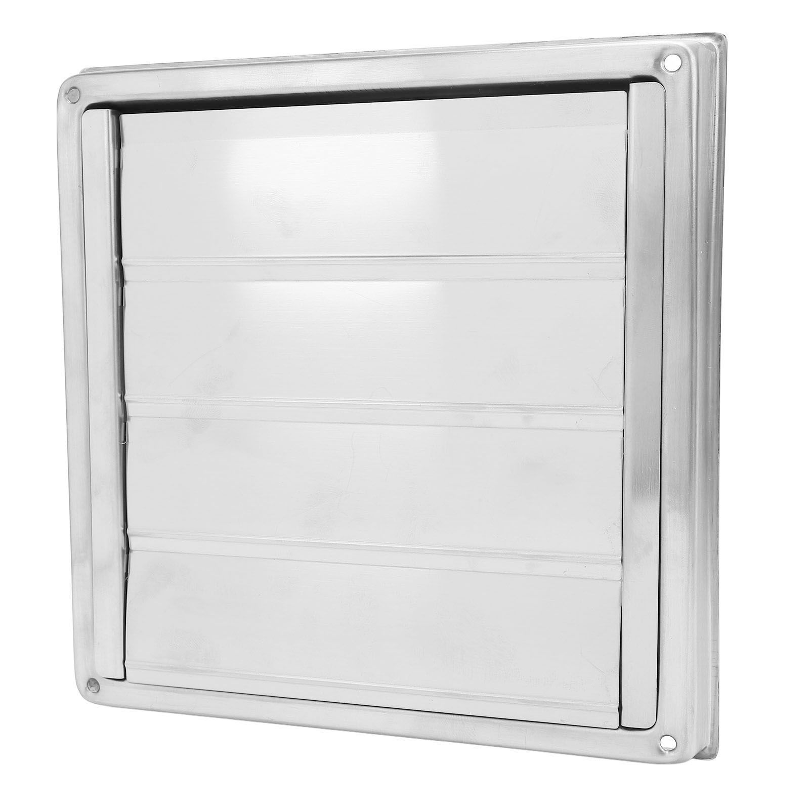 Dryer Vent Cover 4 Inch Square 304 Stainless Steel Exterior Wall Vent Cover — image 1
