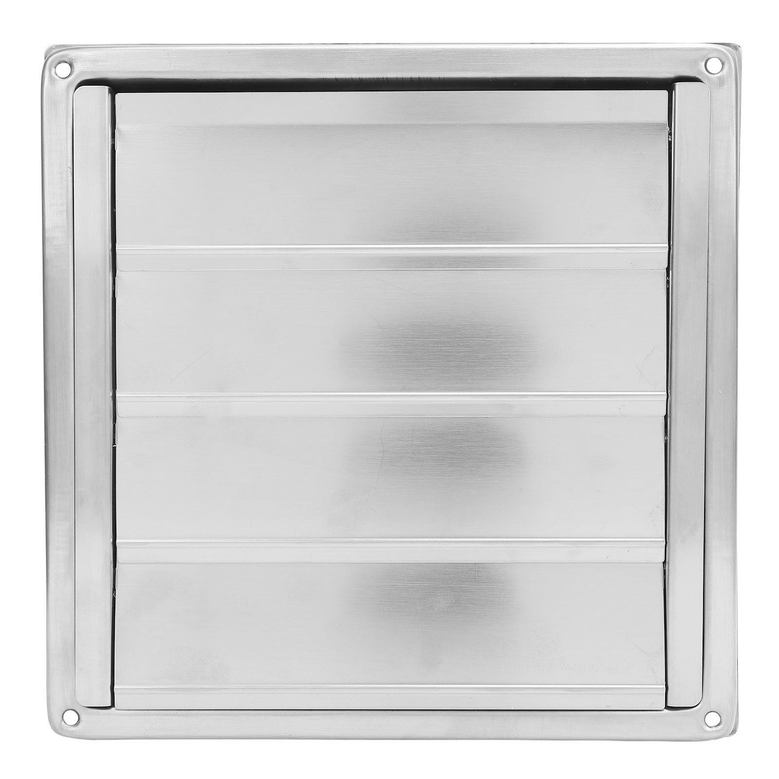 Dryer Vent Cover 4 Inch Square 304 Stainless Steel Exterior Wall Vent Cover view 3