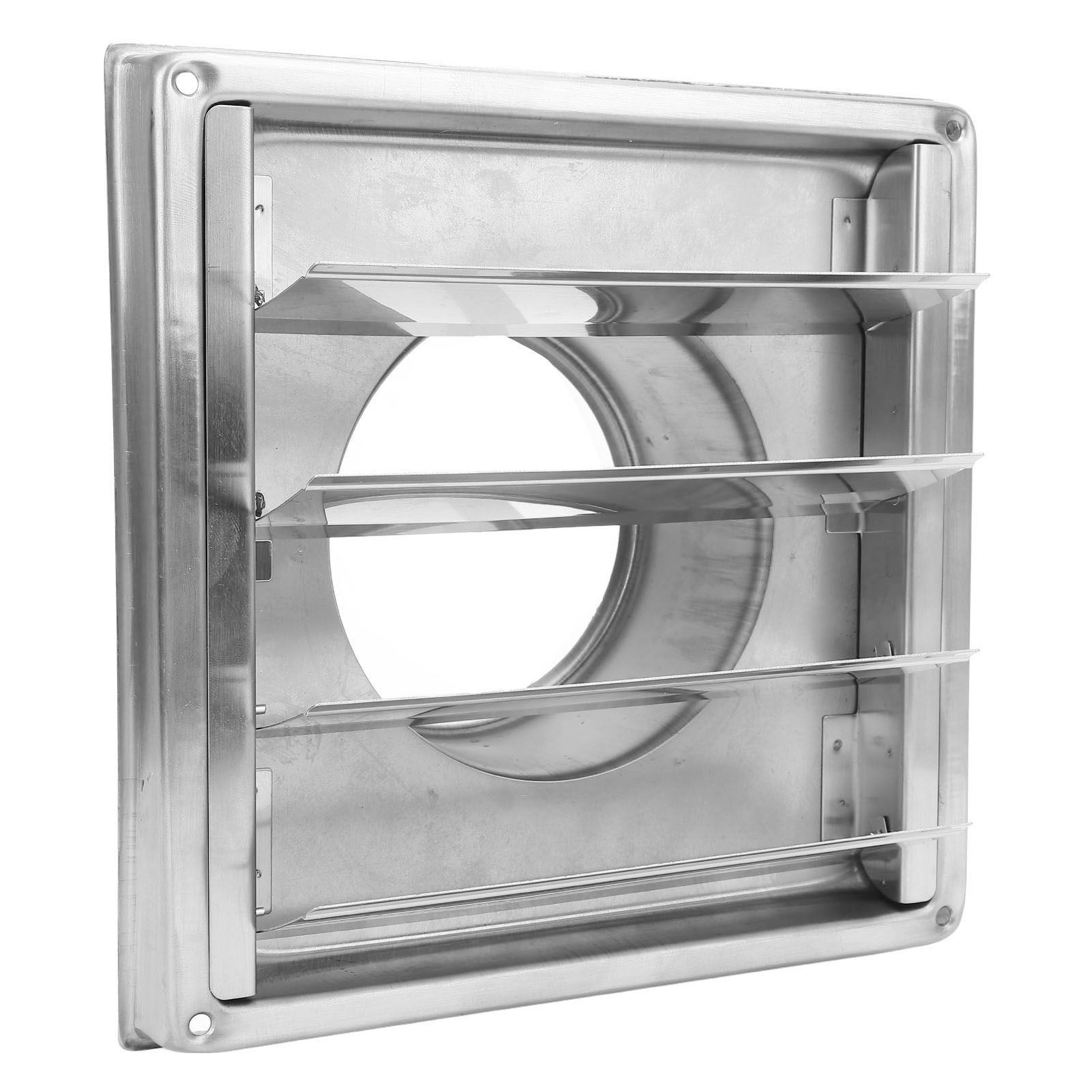 Dryer Vent Cover 4 Inch Square 304 Stainless Steel Exterior Wall Vent Cover view 6