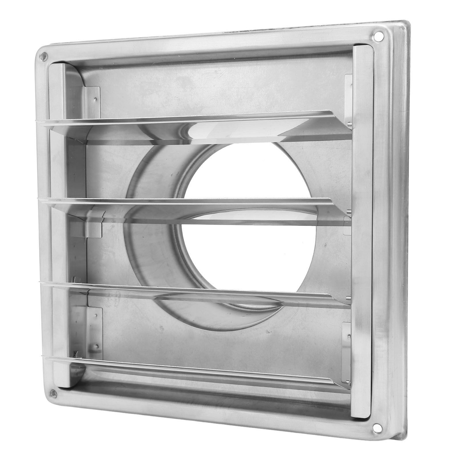 Dryer Vent Cover 4 Inch Square 304 Stainless Steel Exterior Wall Vent Cover view 8