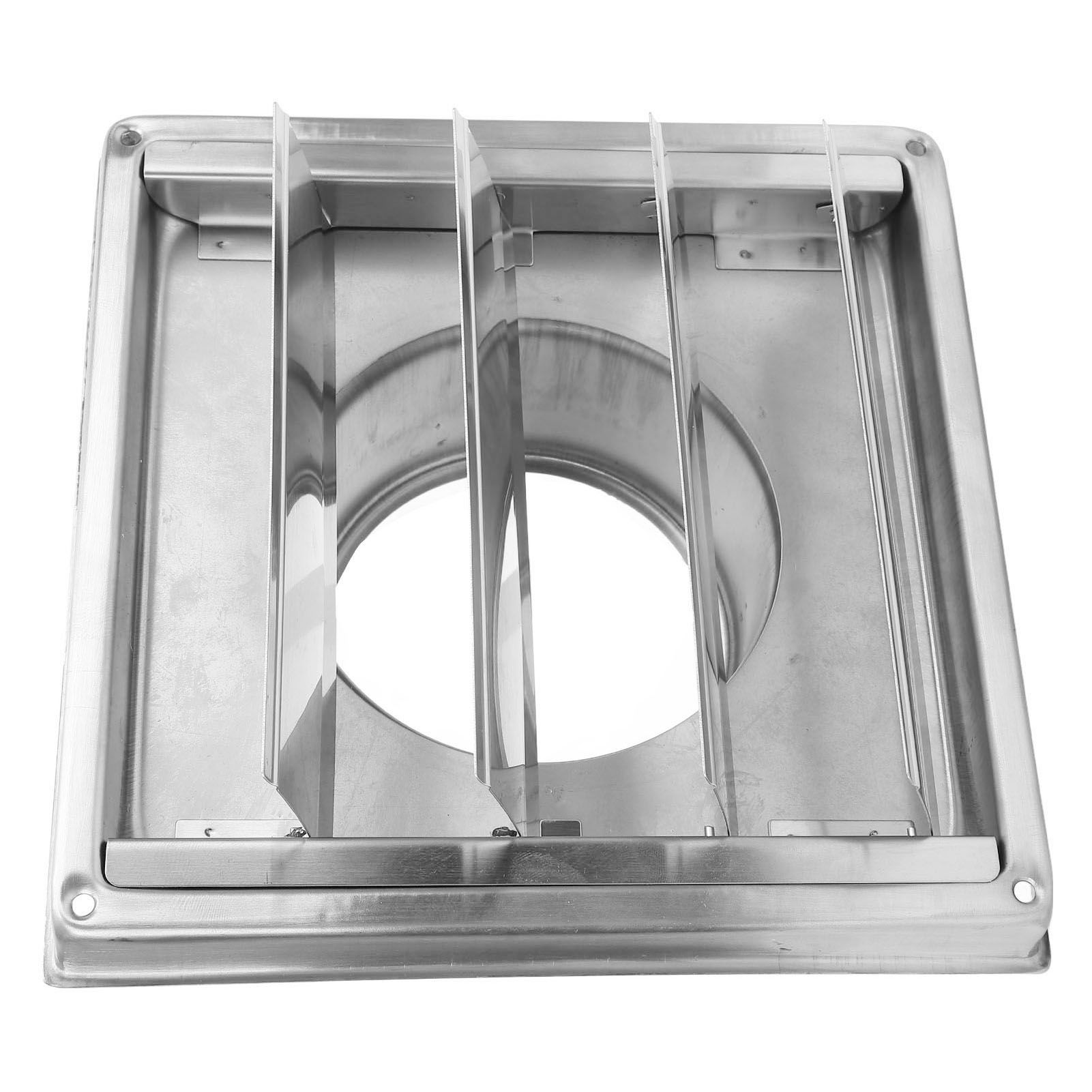 Dryer Vent Cover 4 Inch Square 304 Stainless Steel Exterior Wall Vent Cover view 10