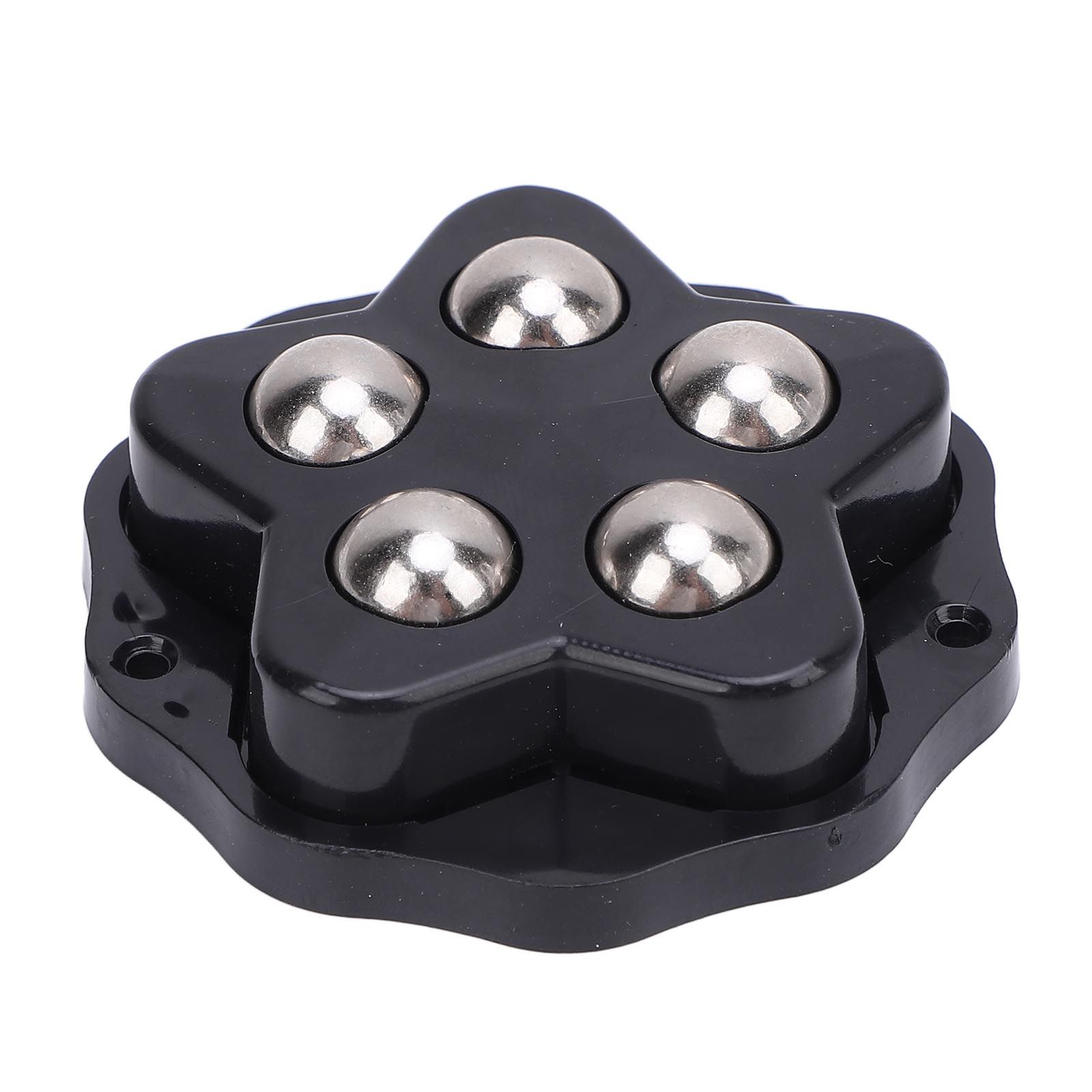 12PCS Self Adhesive Caster Wheels with Brake Pads 360 Degree Rotation Heavy view 2