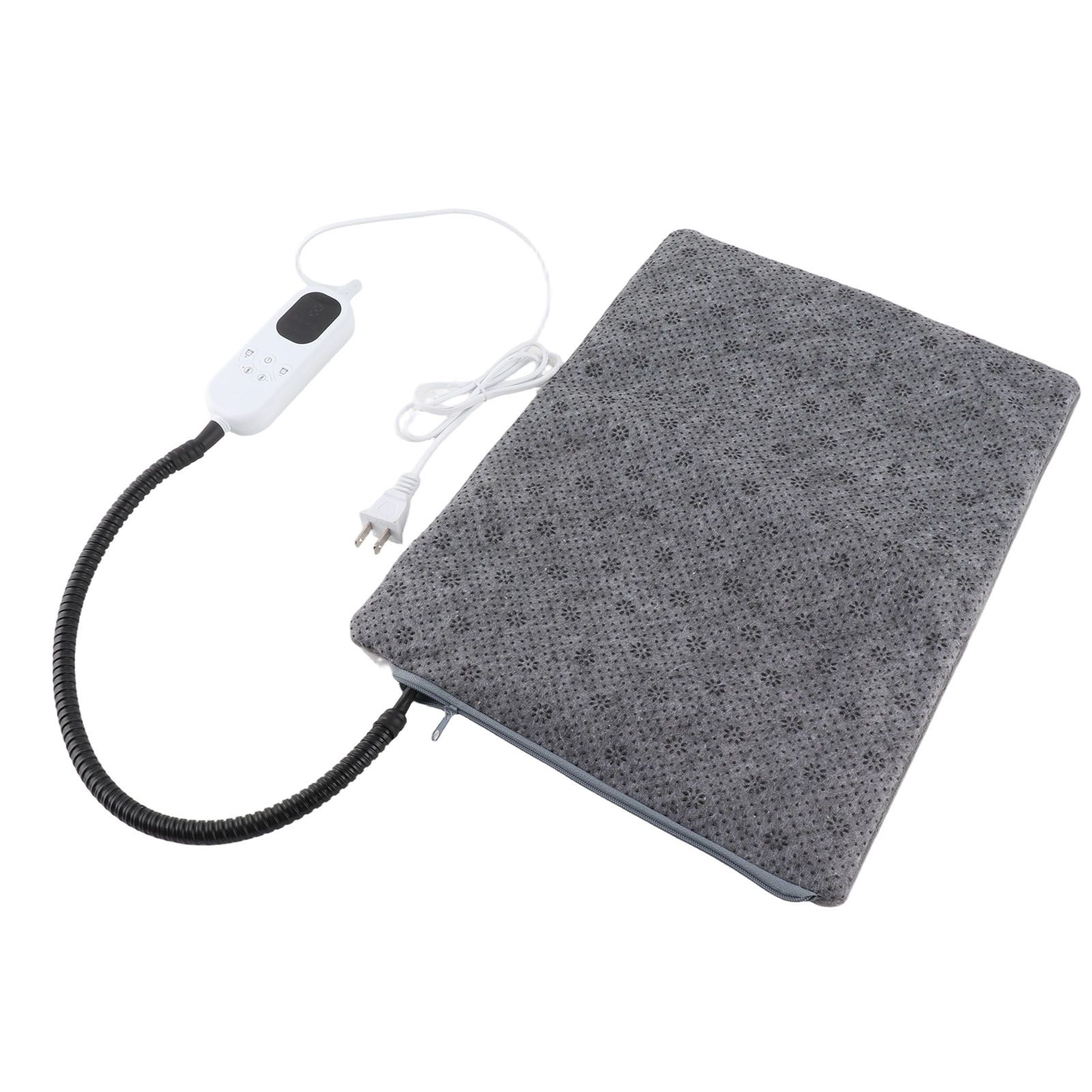 Pet Heating Pad Short Plush 9 Levels Adjustable Bite Proof Scratch Proof
