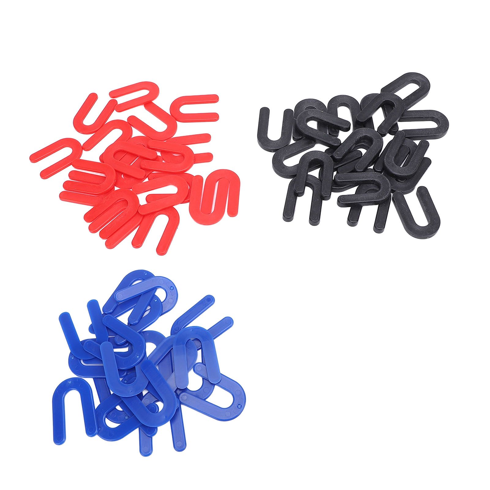 60pcs Plastic Shims Horseshoe Shims U Shaped Tile Spacers 1/4in 1/8in 1/16in view 6