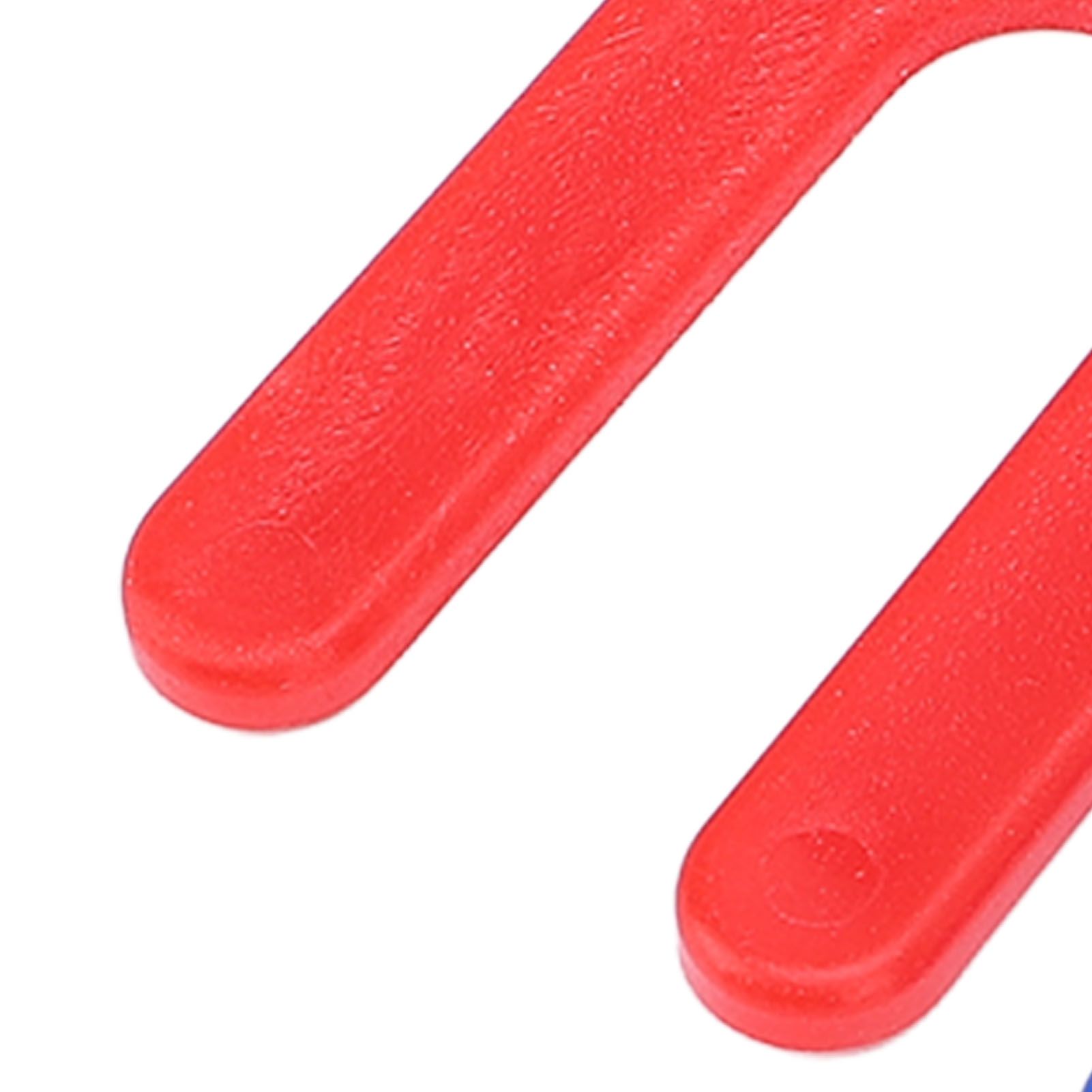 60pcs Plastic Shims Horseshoe Shims U Shaped Tile Spacers 1/4in 1/8in 1/16in view 7