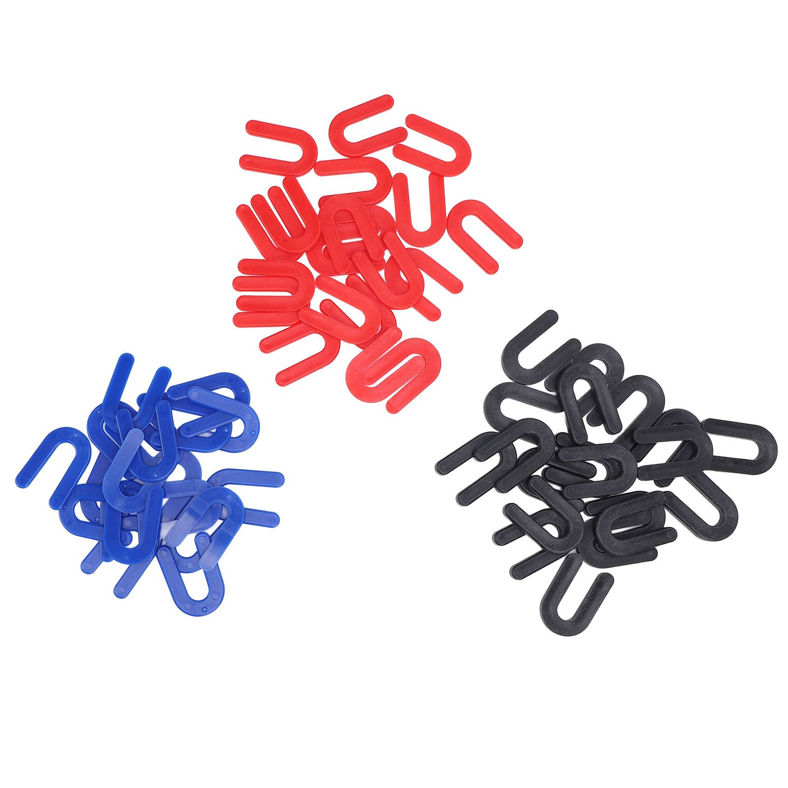 60pcs Plastic Shims Horseshoe Shims U Shaped Tile Spacers 1/4in 1/8in 1/16in view 8