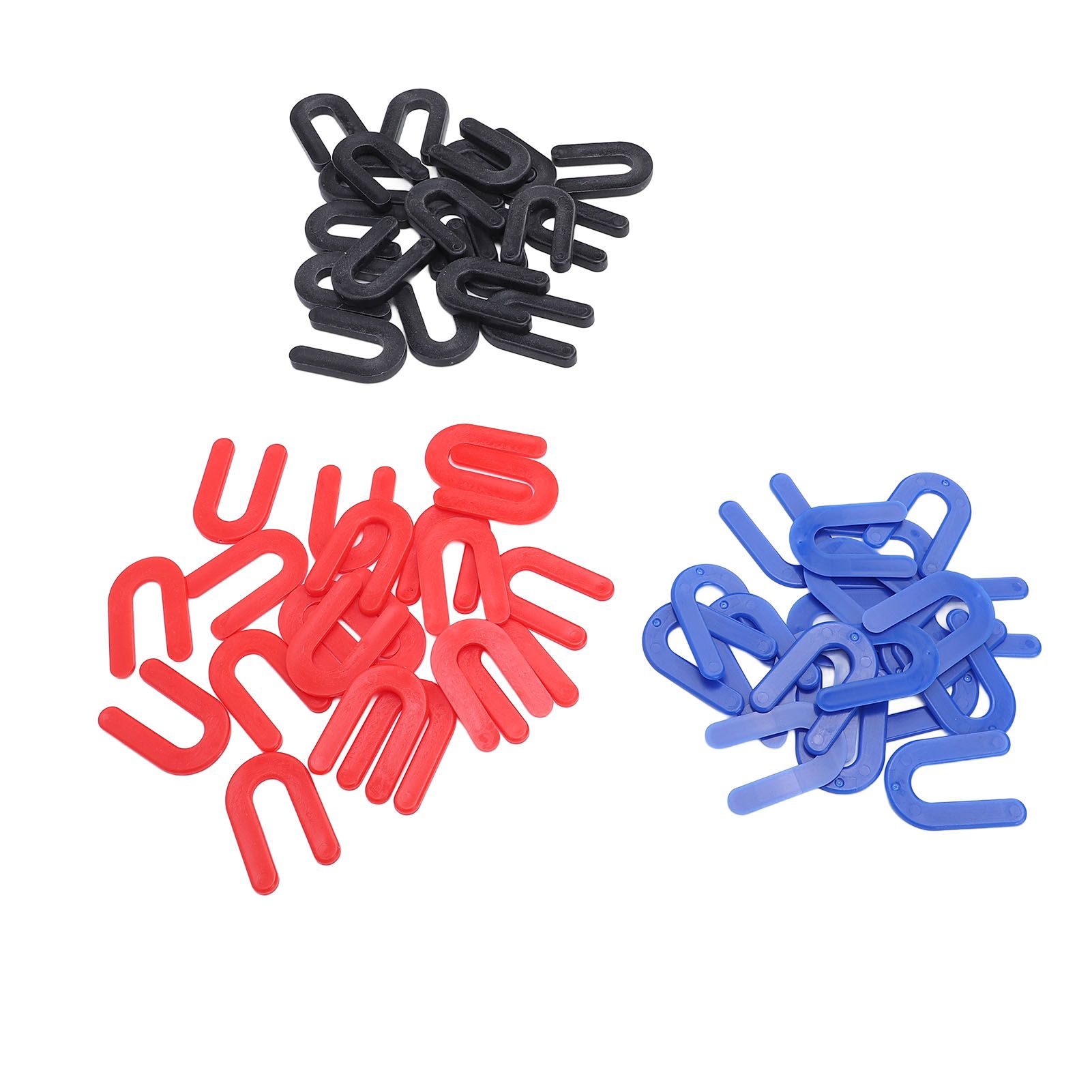 60pcs Plastic Shims Horseshoe Shims U Shaped Tile Spacers 1/4in 1/8in 1/16in view 9