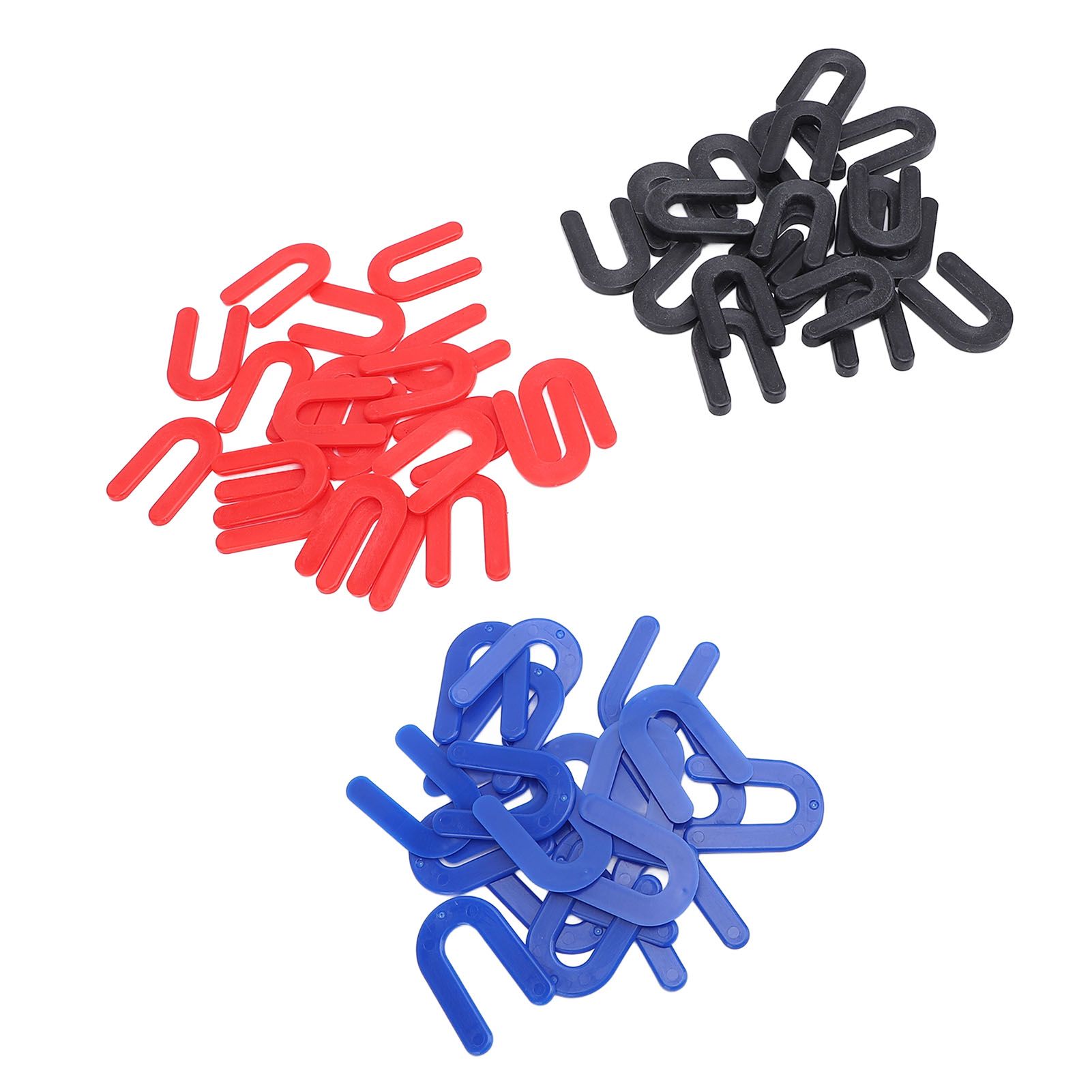 60pcs Plastic Shims Horseshoe Shims U Shaped Tile Spacers 1/4in 1/8in 1/16in view 10