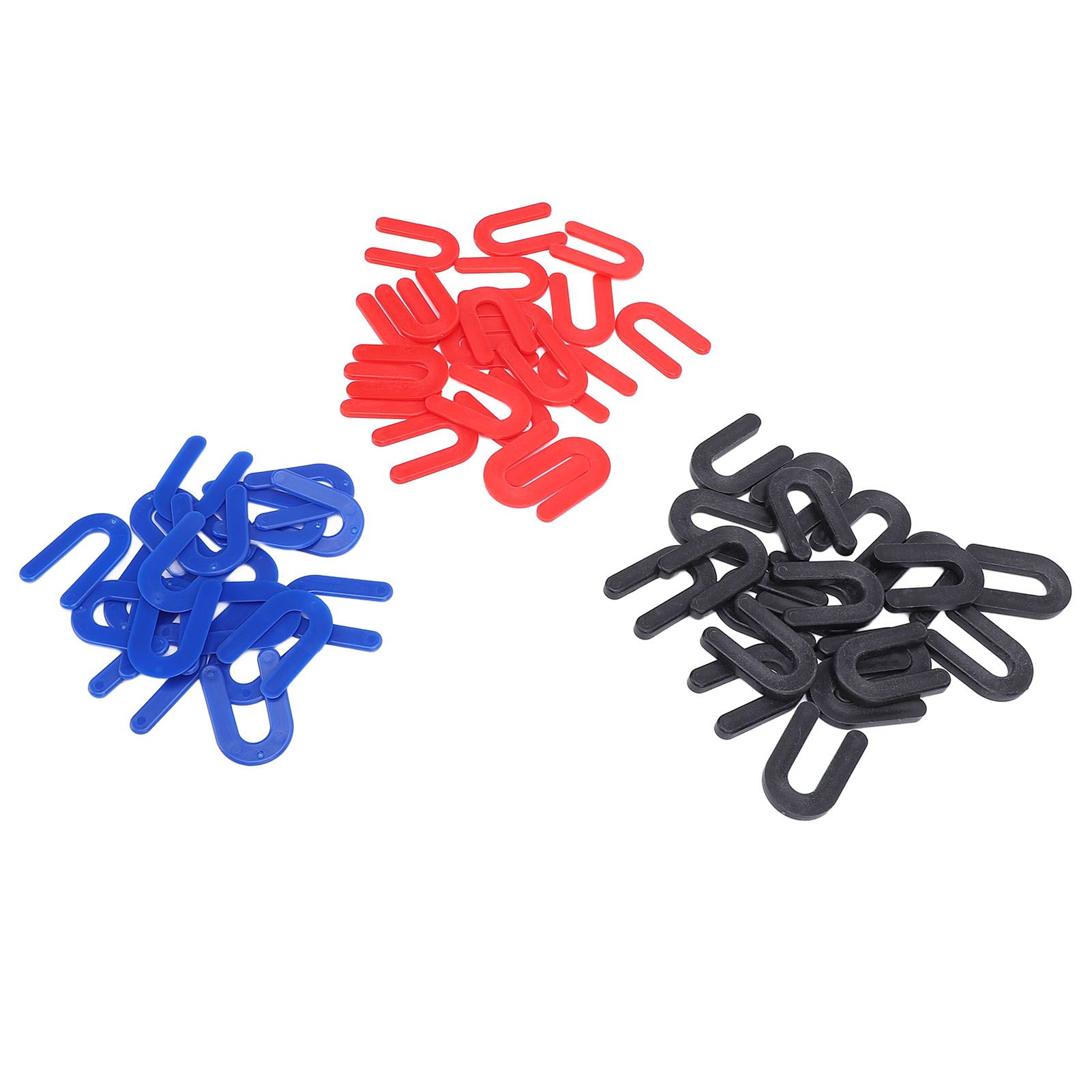 60pcs Plastic Shims Horseshoe Shims U Shaped Tile Spacers 1/4in 1/8in 1/16in view 11