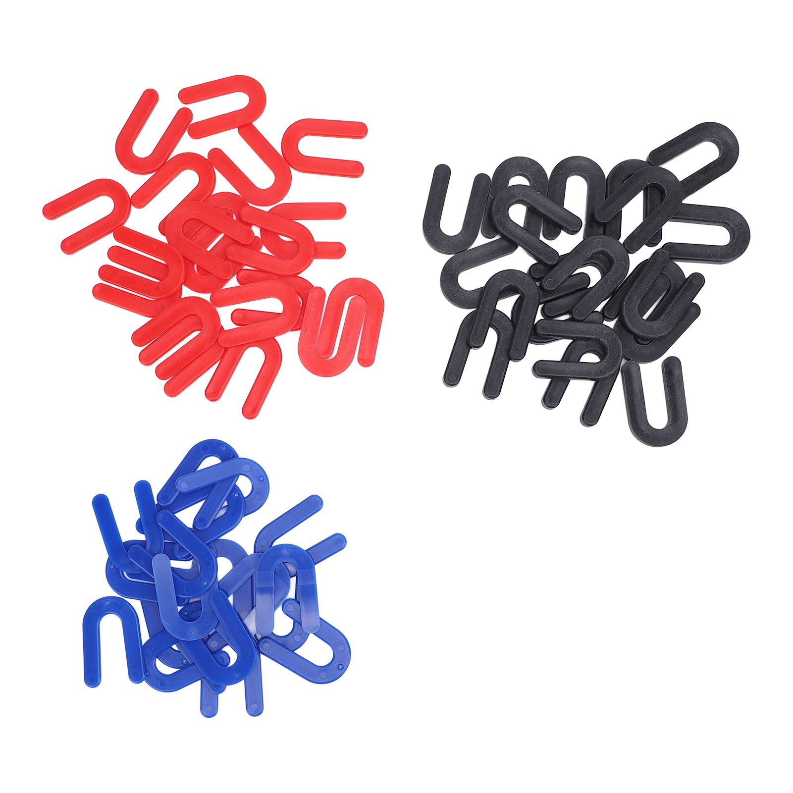 60pcs Plastic Shims Horseshoe Shims U Shaped Tile Spacers 1/4in 1/8in 1/16in view 12