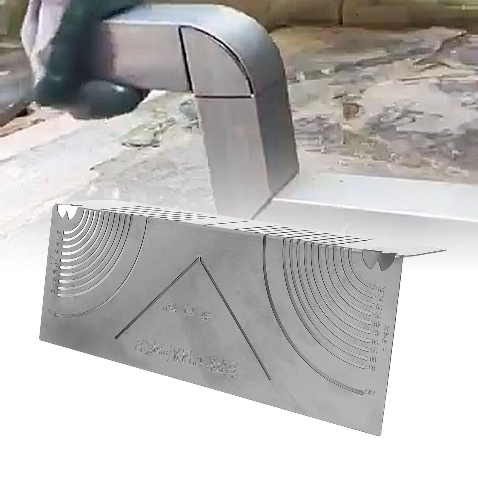 Square Pipe Bending Marking Tool Stainless Steel High Efficiency Multipurpose view 11