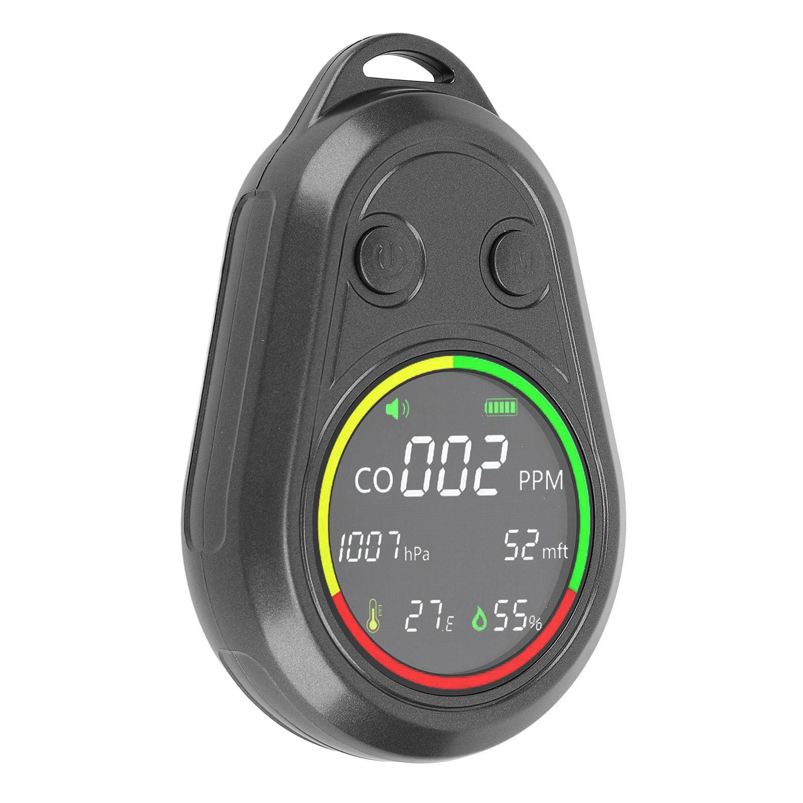 Portable Air Quality Detector 5 in 1 CO Altitude Atmospheric Pressure — image 1