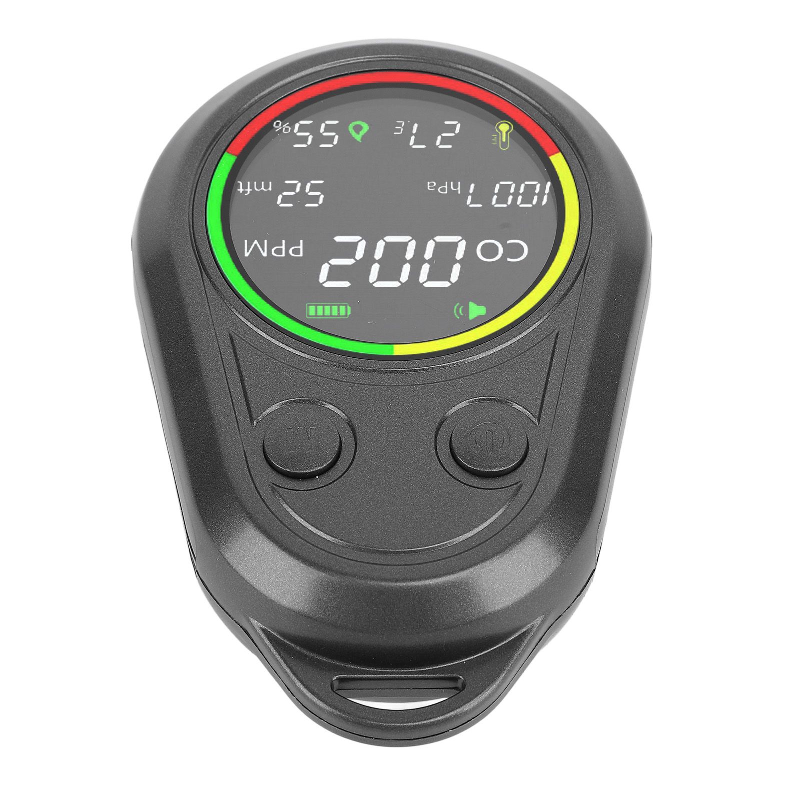 Portable Air Quality Detector 5 in 1 CO Altitude Atmospheric Pressure view 9