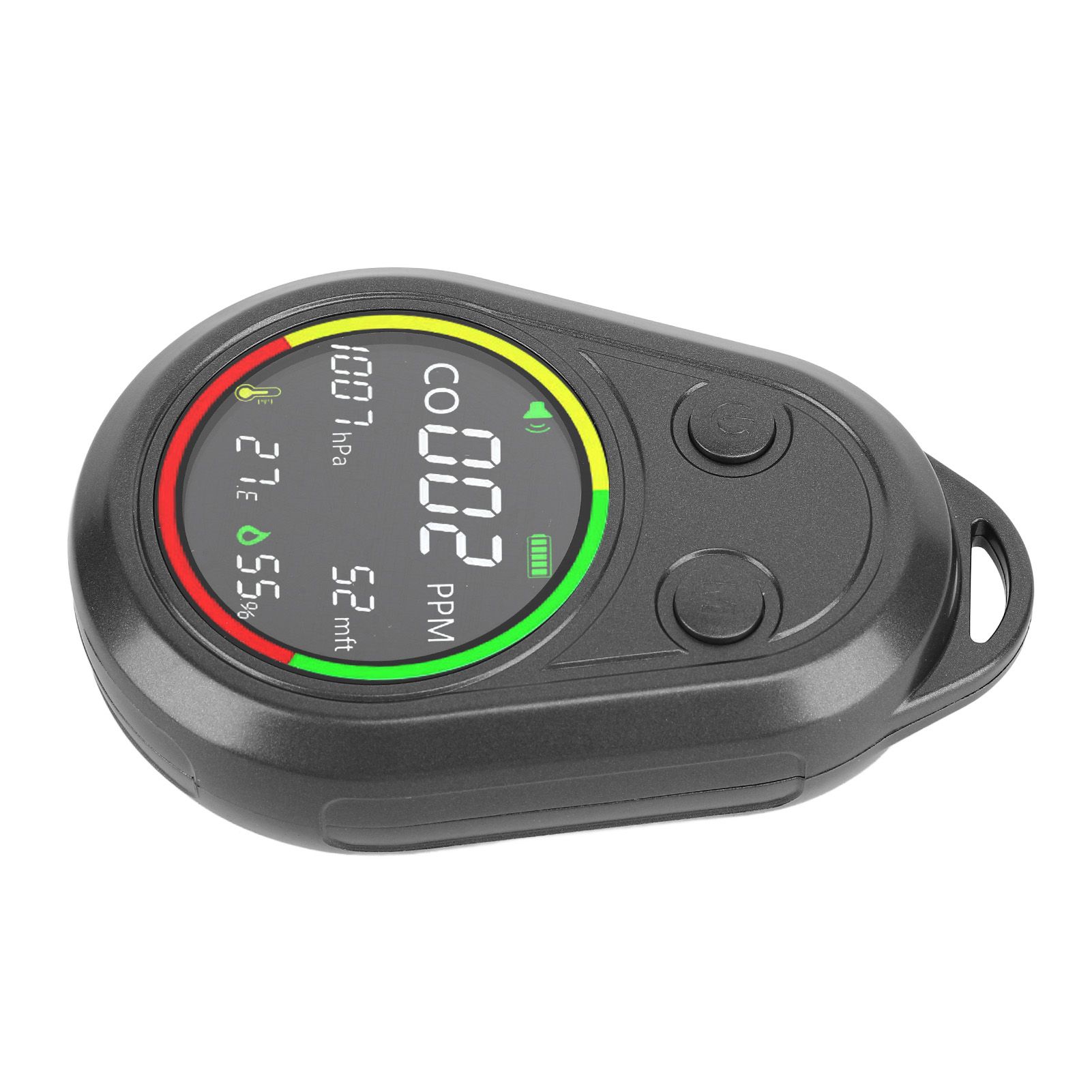 Portable Air Quality Detector 5 in 1 CO Altitude Atmospheric Pressure view 11