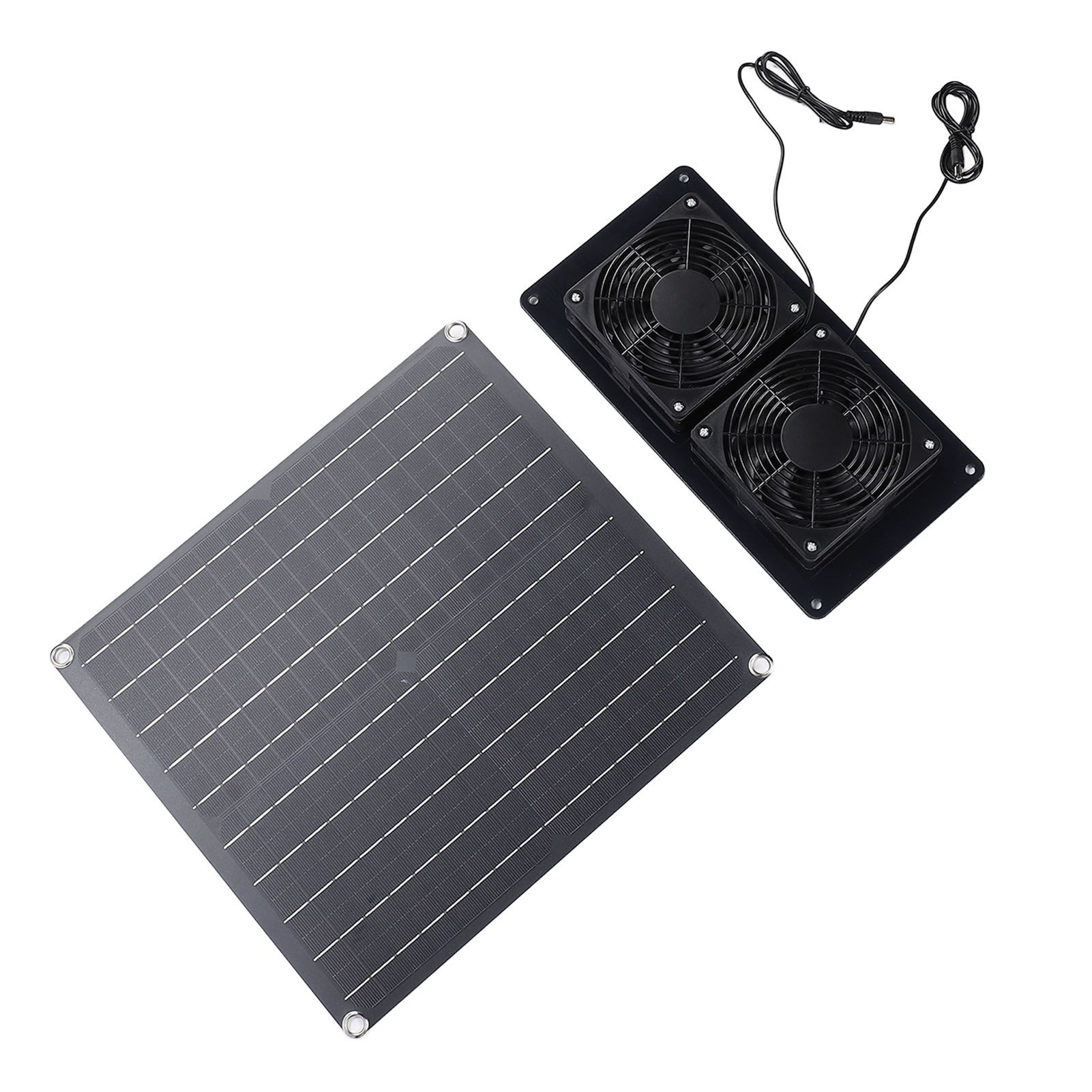 20W 18V Solar Panel Exhaust Fan Photovoltaic Vent Fan for Shed Chicken Coop view 3