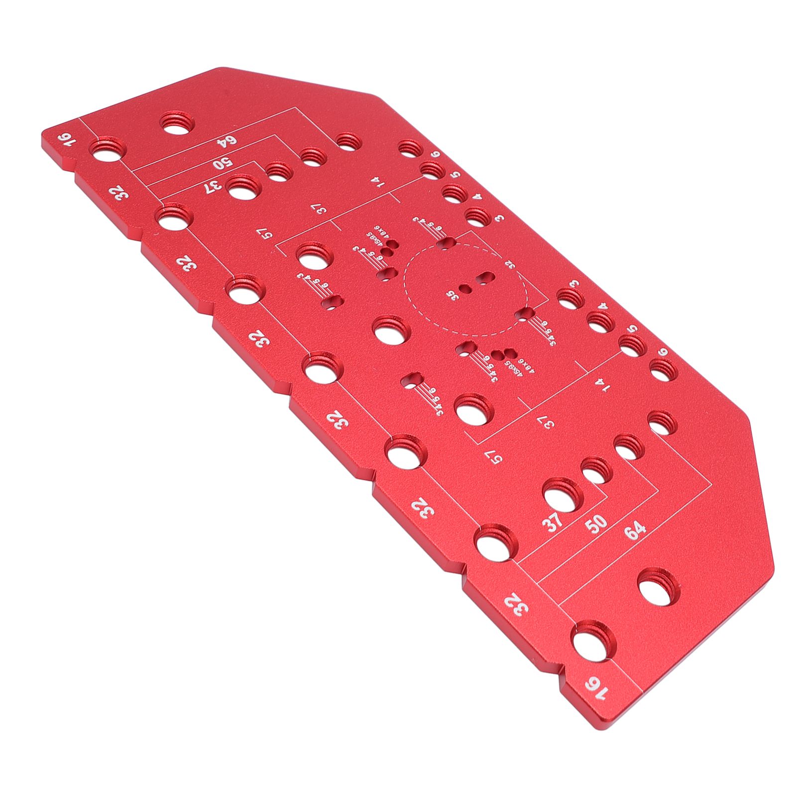 35mm Shelf Pin Jig and Hinge Jig Aluminum Alloy Hinge Drilling Tool for Handle view 2