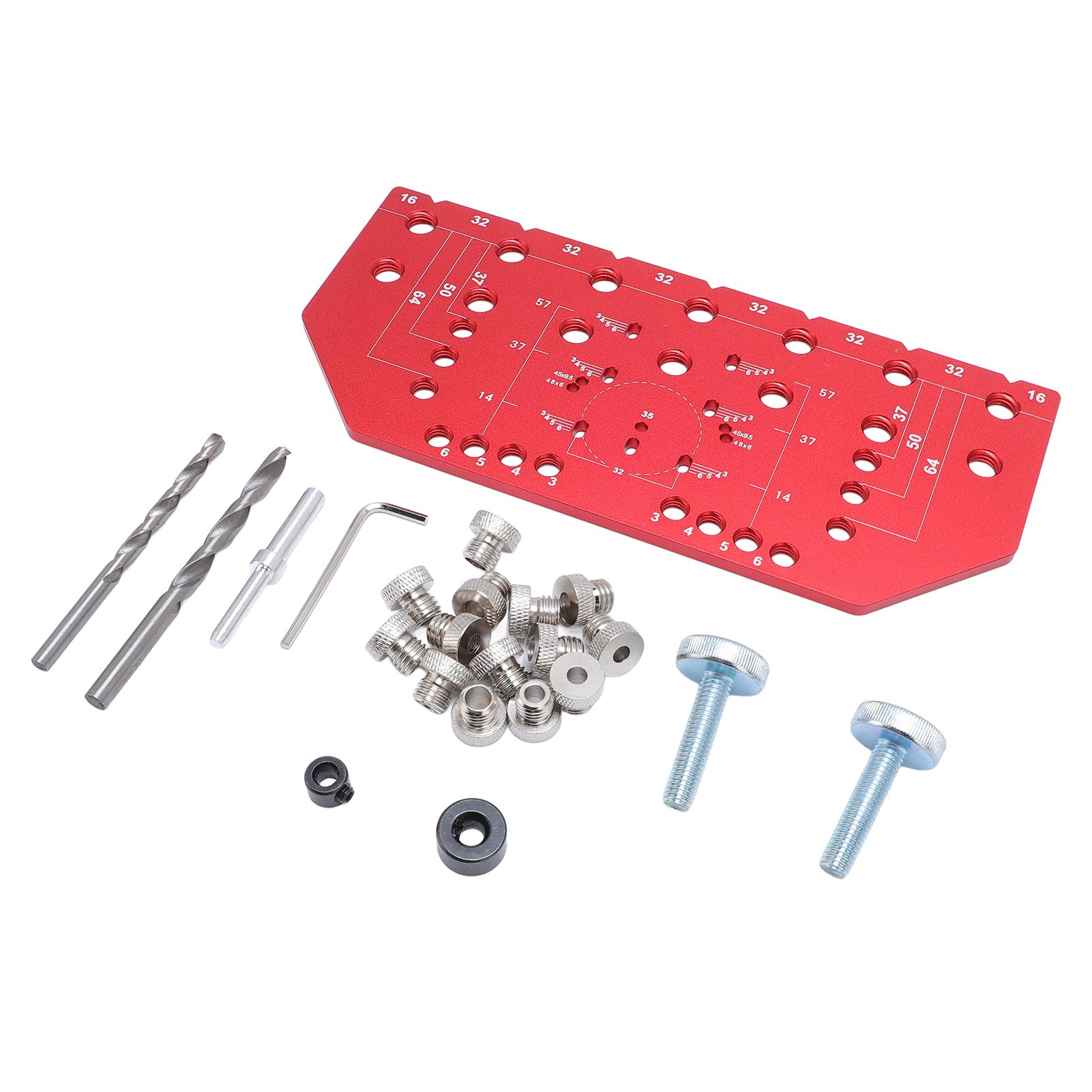 35mm Shelf Pin Jig and Hinge Jig Aluminum Alloy Hinge Drilling Tool for Handle view 6
