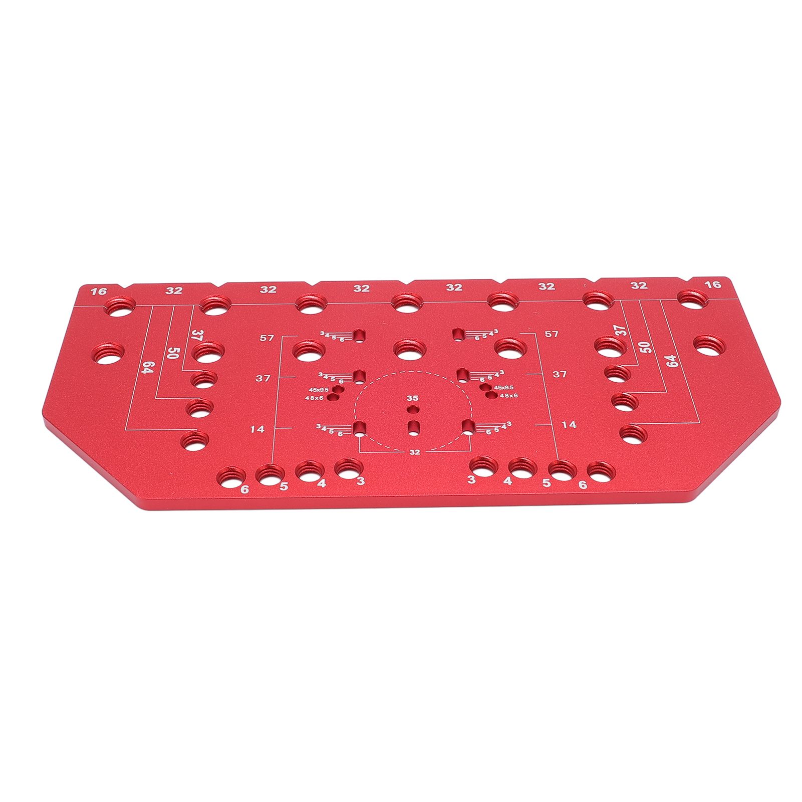 35mm Shelf Pin Jig and Hinge Jig Aluminum Alloy Hinge Drilling Tool for Handle view 12