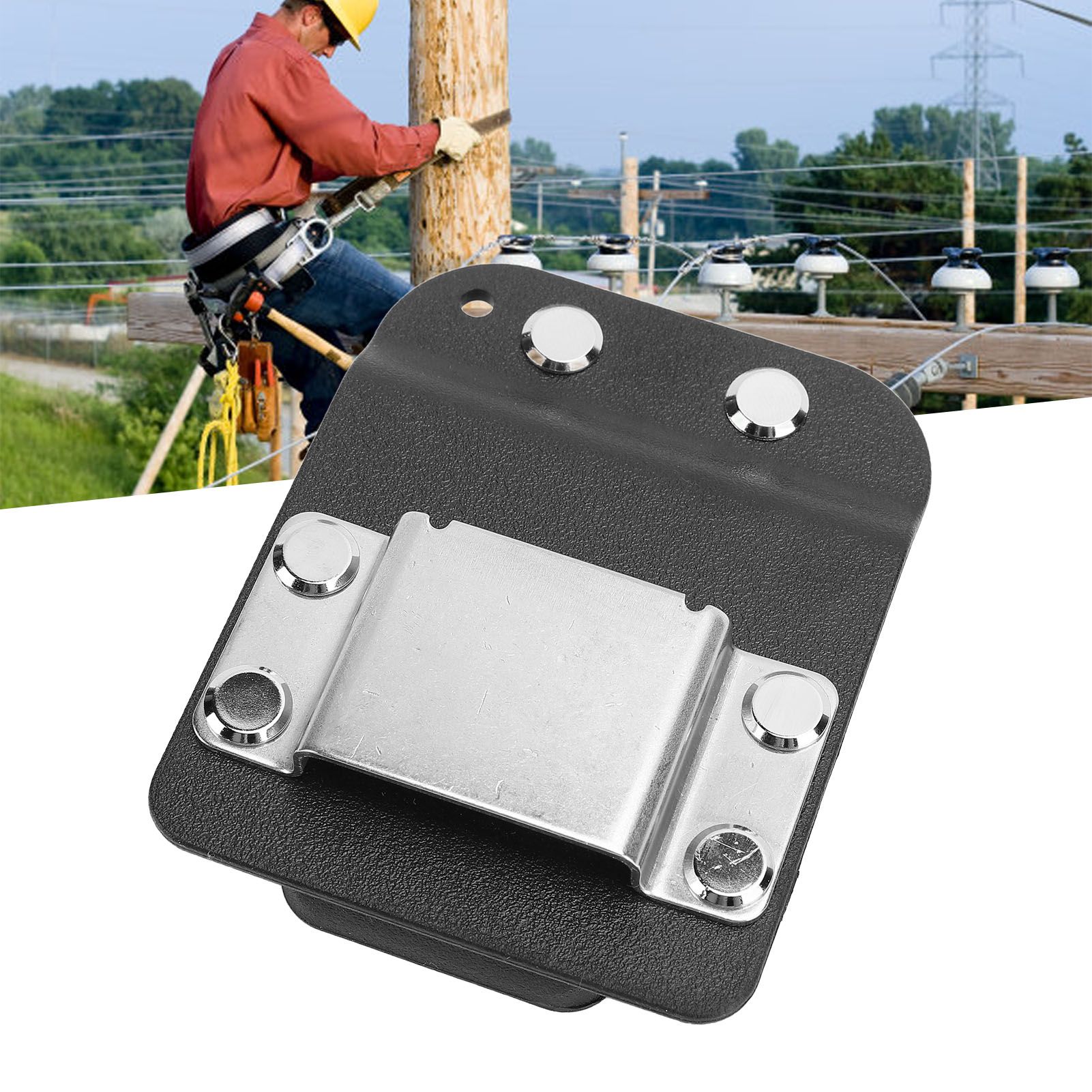 Tape Measure Holder Stainless Steel Tool Holster Portable Drill Belt Holder view 12