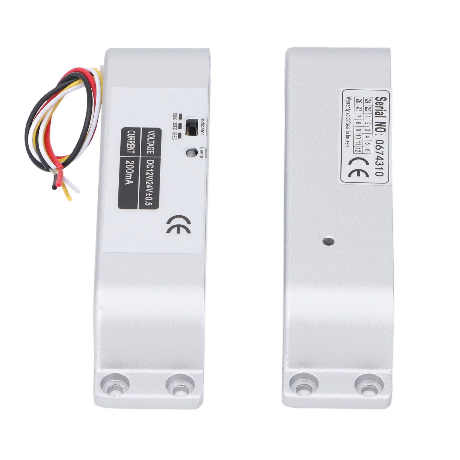 Electric Drop Bolt Lock with Time Delay DC12V 24V NC Mode Fail Safe Electric