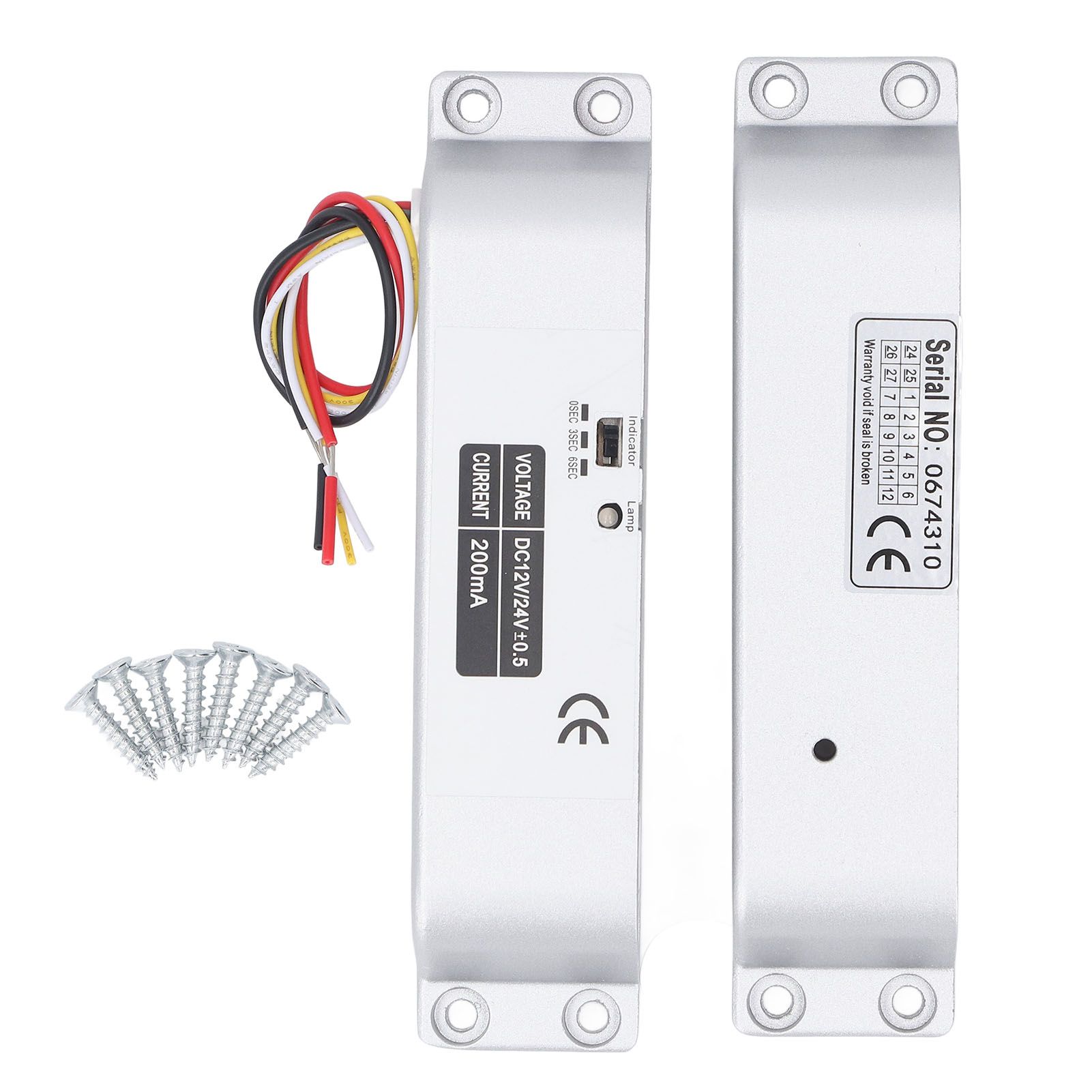 Electric Drop Bolt Lock with Time Delay DC12V 24V NC Mode Fail Safe Electric view 3