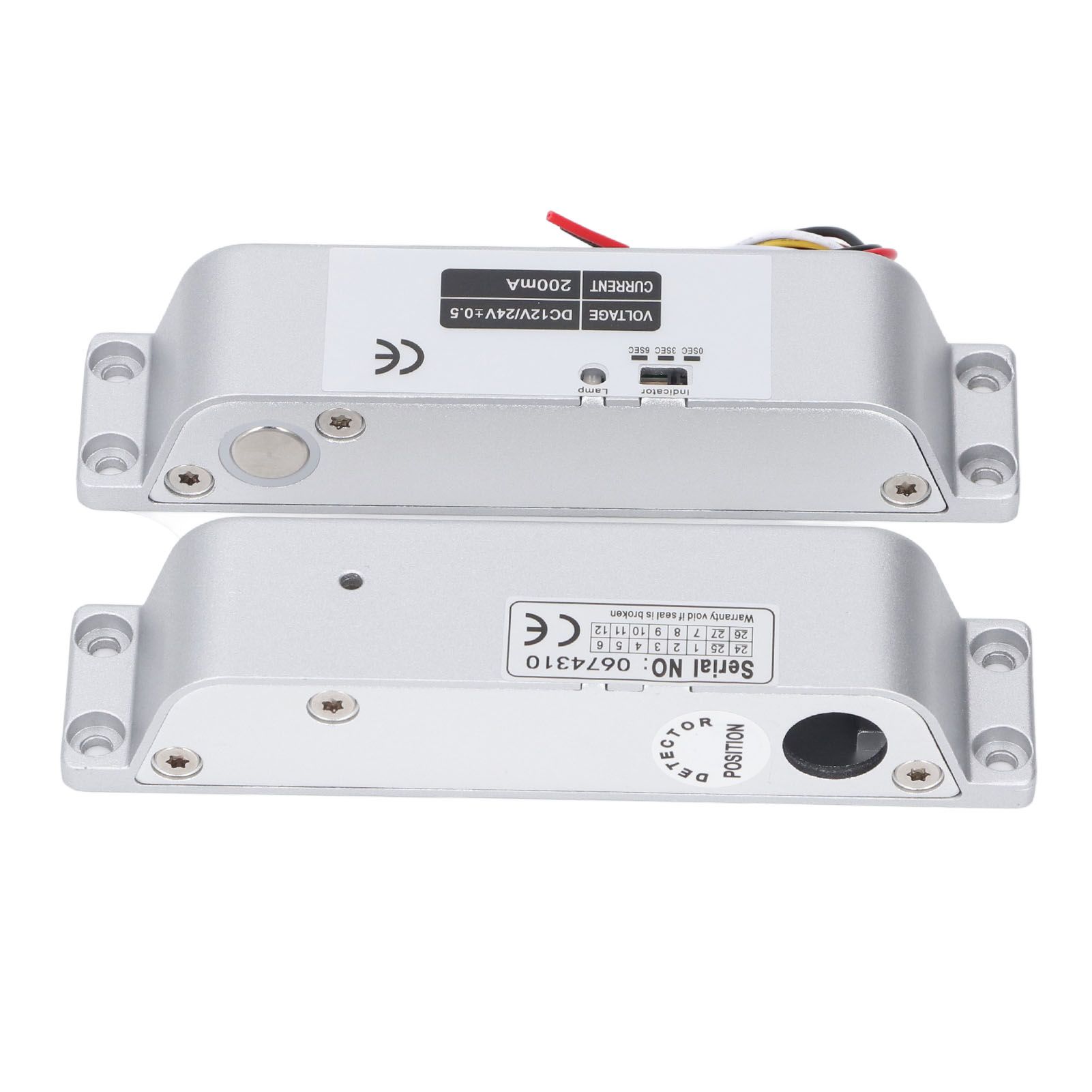 Electric Drop Bolt Lock with Time Delay DC12V 24V NC Mode Fail Safe Electric view 6