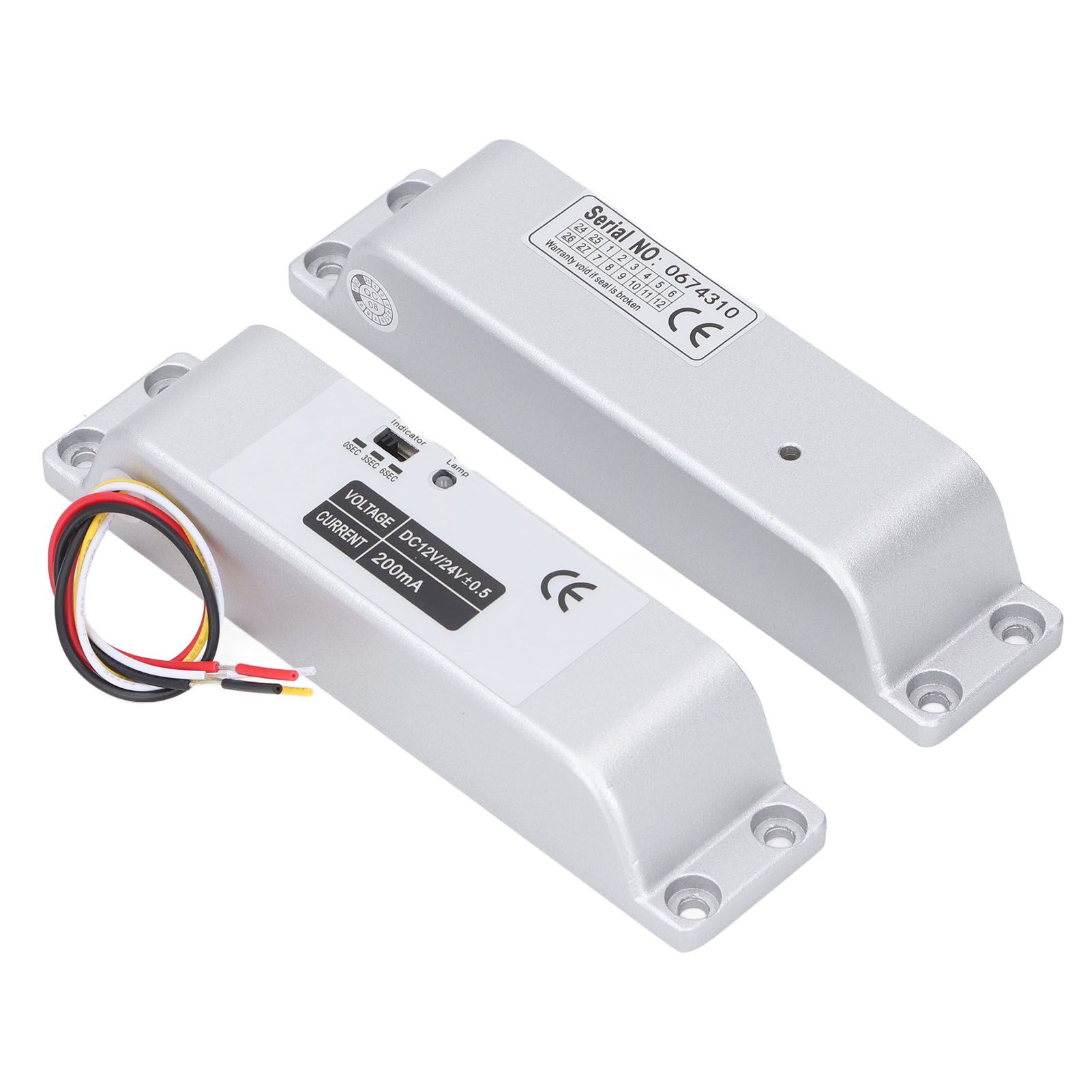 Electric Drop Bolt Lock with Time Delay DC12V 24V NC Mode Fail Safe Electric view 8