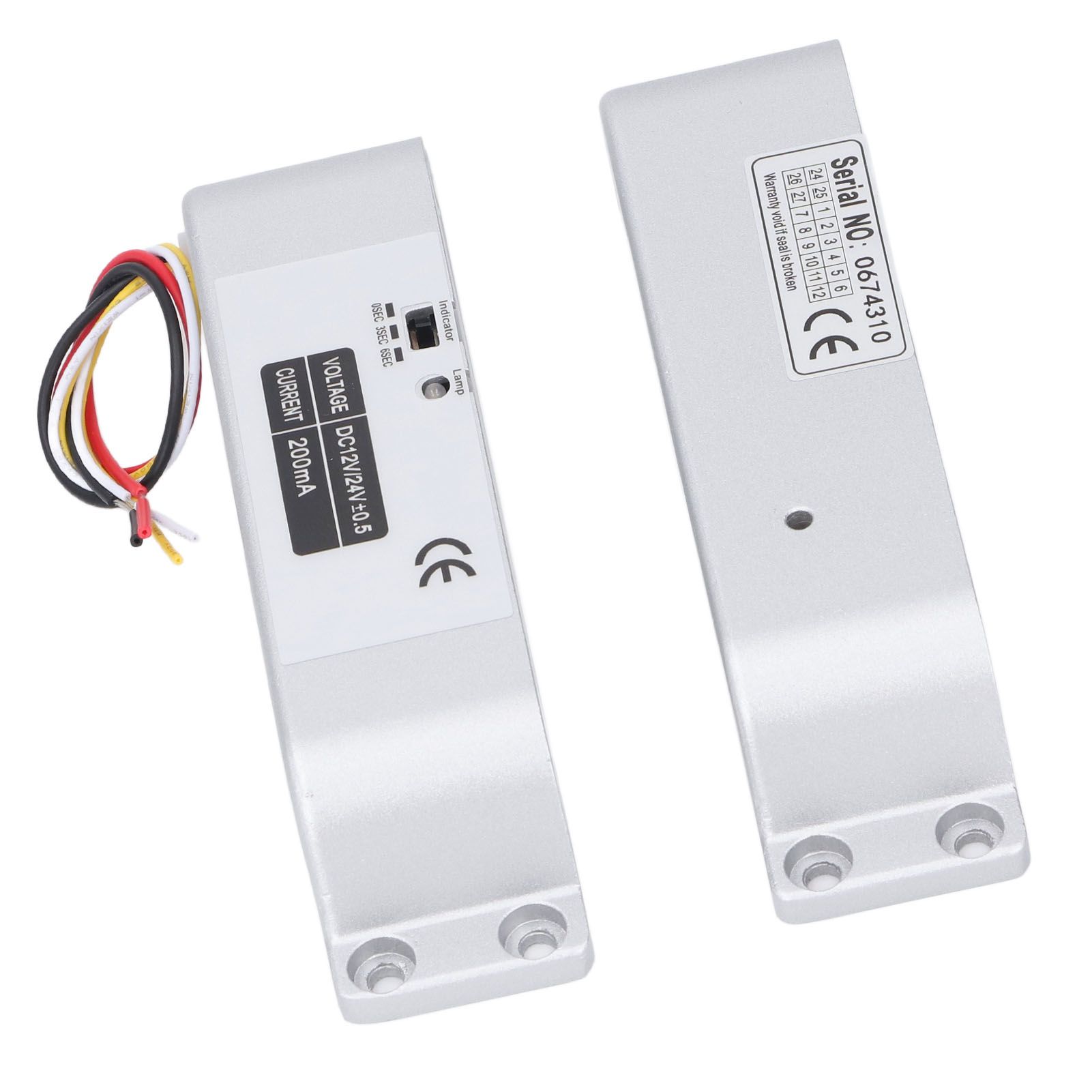 Electric Drop Bolt Lock with Time Delay DC12V 24V NC Mode Fail Safe Electric view 9