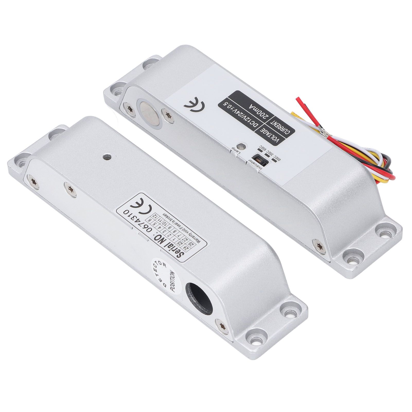 Electric Drop Bolt Lock with Time Delay DC12V 24V NC Mode Fail Safe Electric view 10