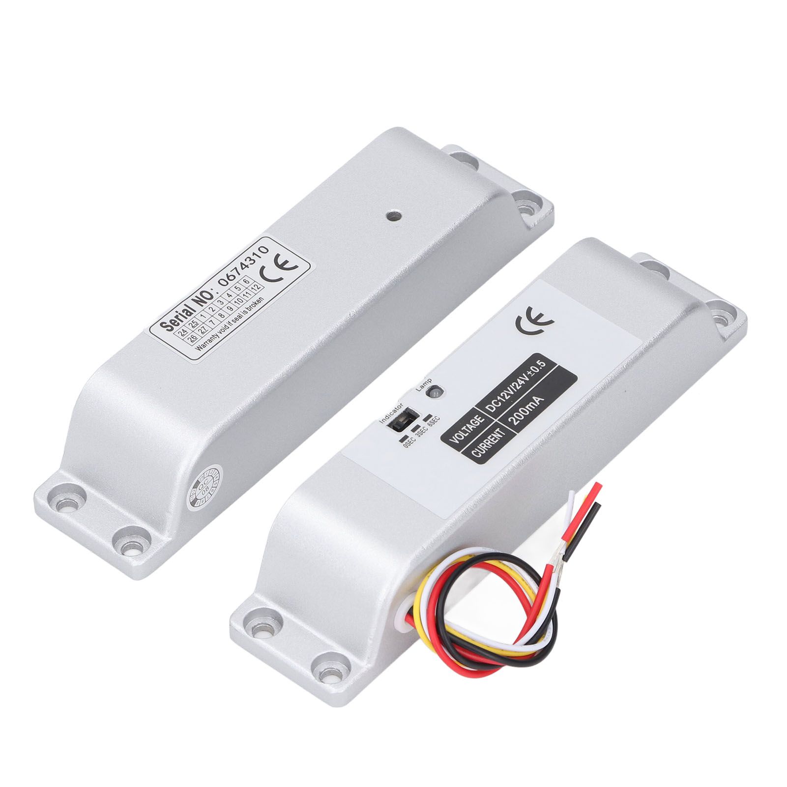 Electric Drop Bolt Lock with Time Delay DC12V 24V NC Mode Fail Safe Electric view 12
