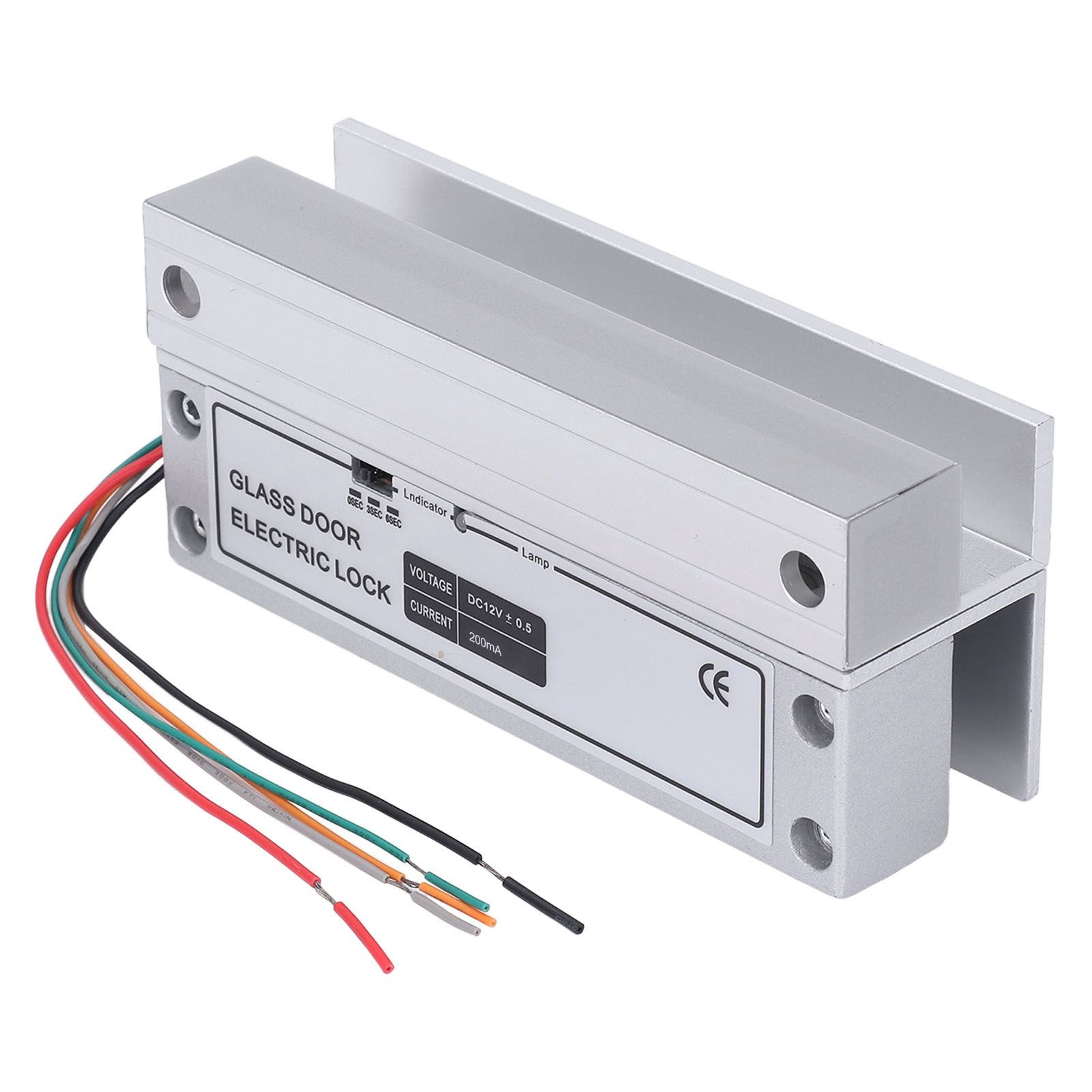 Glass Door Electric Bolt Lock with Feedback Signal DC 12V Fail Safe Door