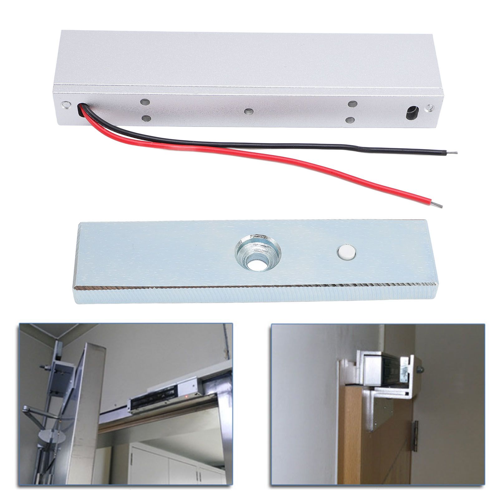 Electric Magnetic Lock 180KG/350lbs Holding Force Fail Safe NC Mode 12V view 11