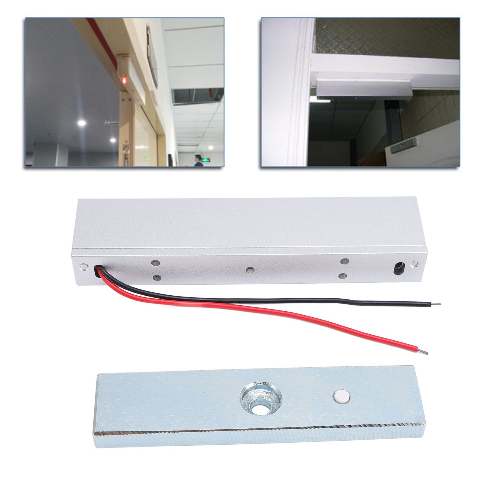 Electric Magnetic Lock 180KG/350lbs Holding Force Fail Safe NC Mode 12V view 12