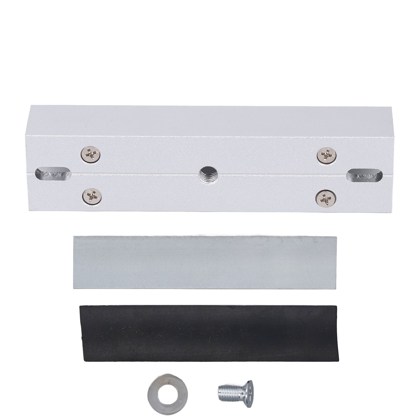 Aluminum Alloy U Shape Bracket for 180KG 350lbs Magnetic Lock Frameless Glass view 3