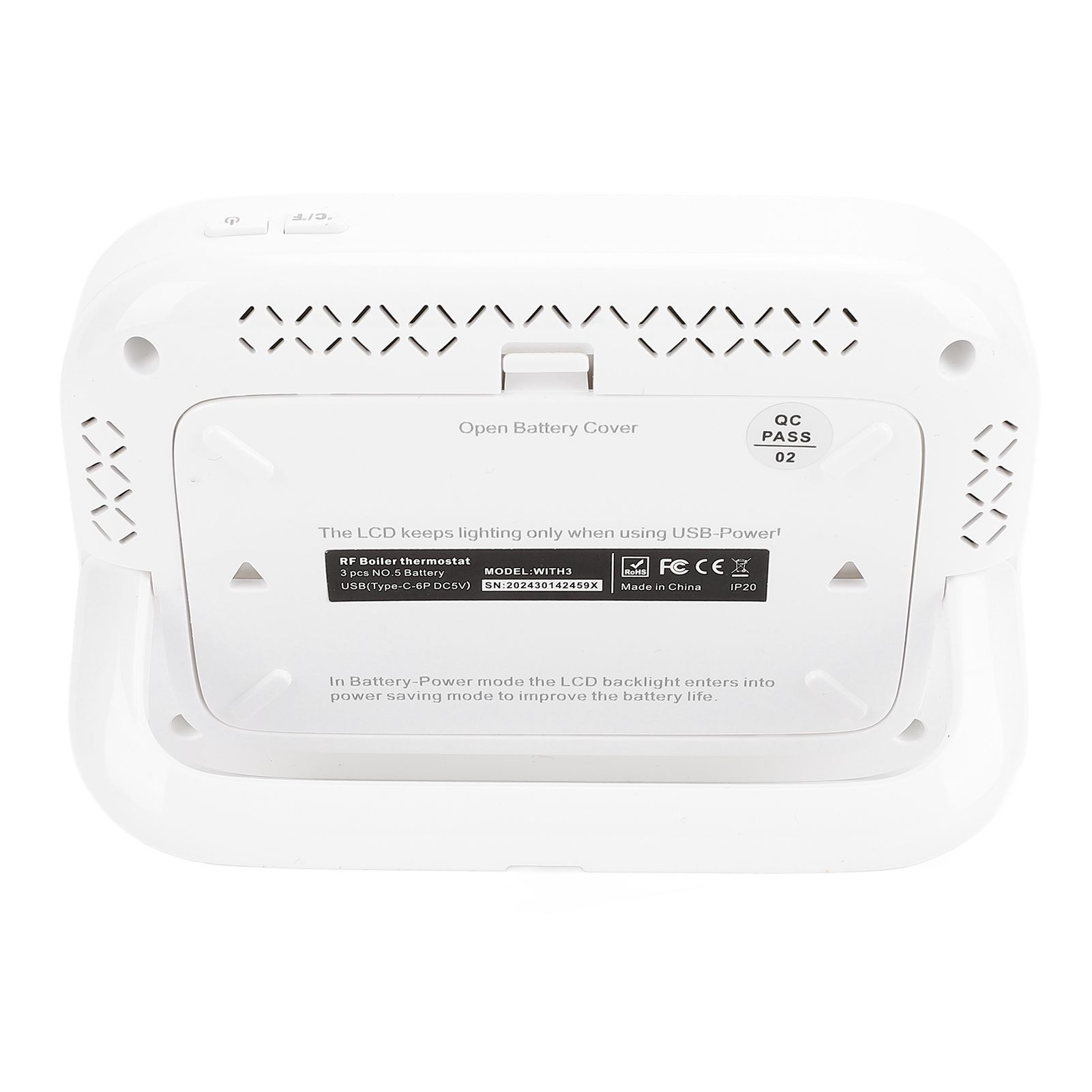 Wireless Programmable Thermostat for Home LCD Smart APP Voice Control Gas view 2
