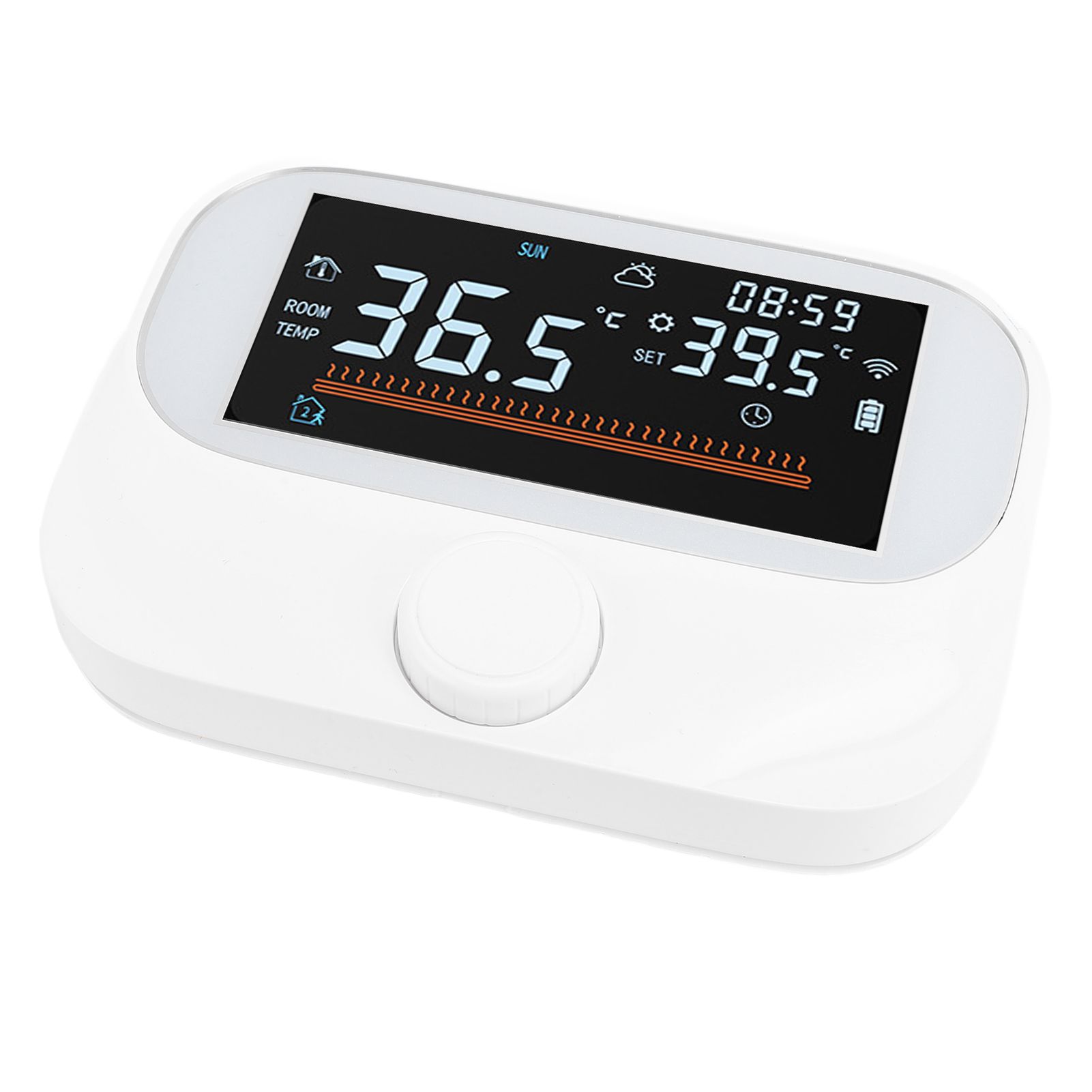 Wireless Programmable Thermostat for Home LCD Smart APP Voice Control Gas view 4