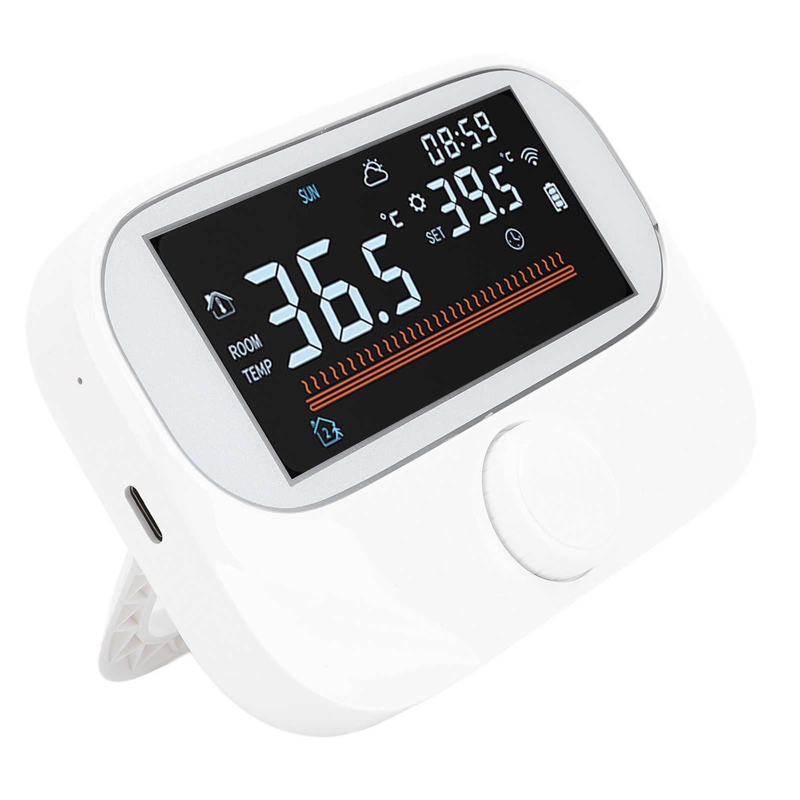 Wireless Programmable Thermostat for Home LCD Smart APP Voice Control Gas view 8