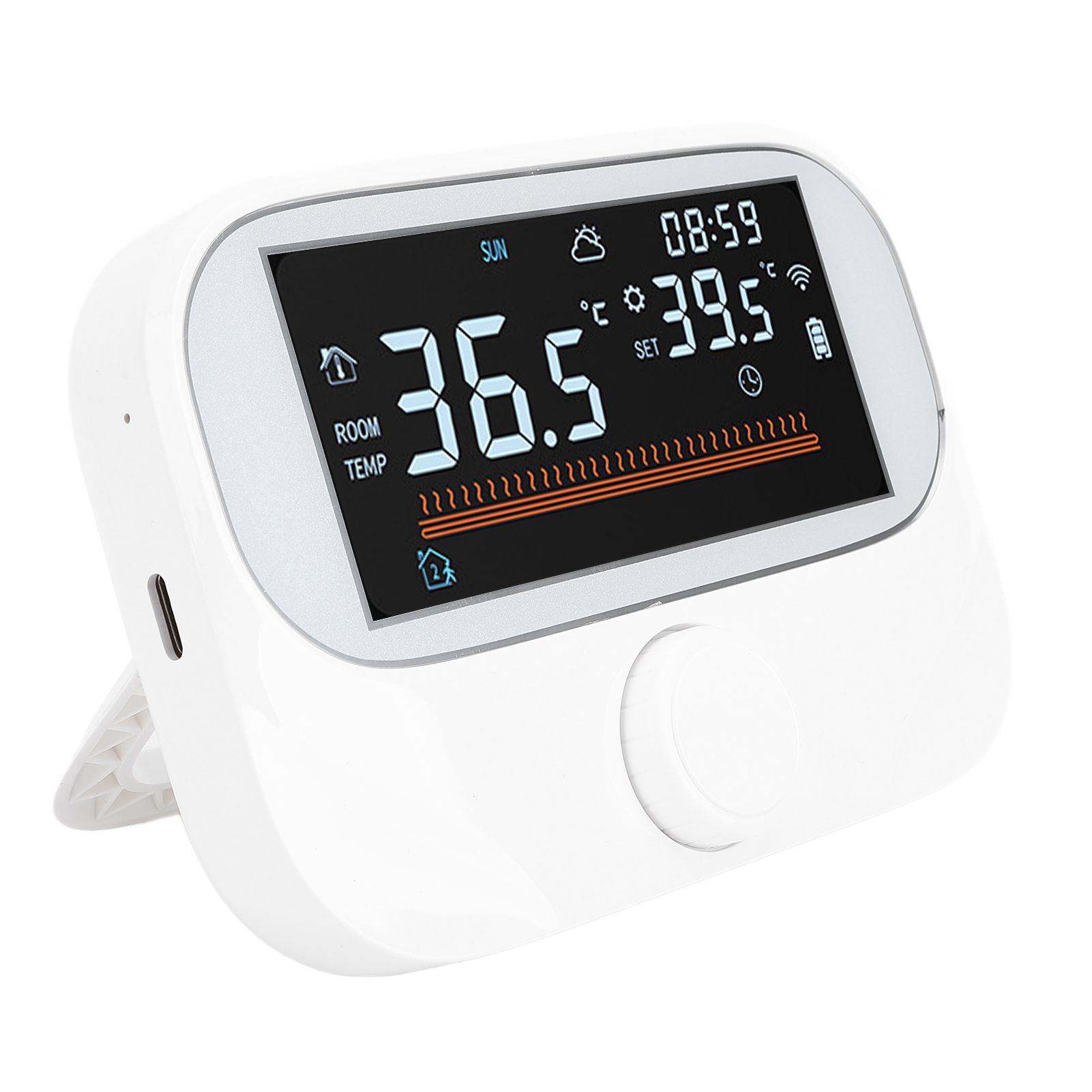 Wireless Programmable Thermostat for Home LCD Smart APP Voice Control Gas view 10