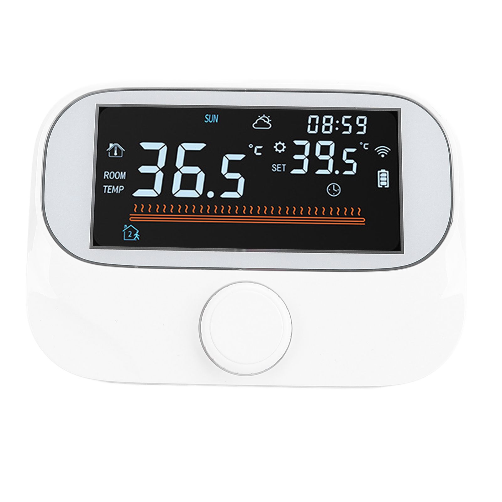 Wireless Programmable Thermostat for Home LCD Smart APP Voice Control Gas view 12