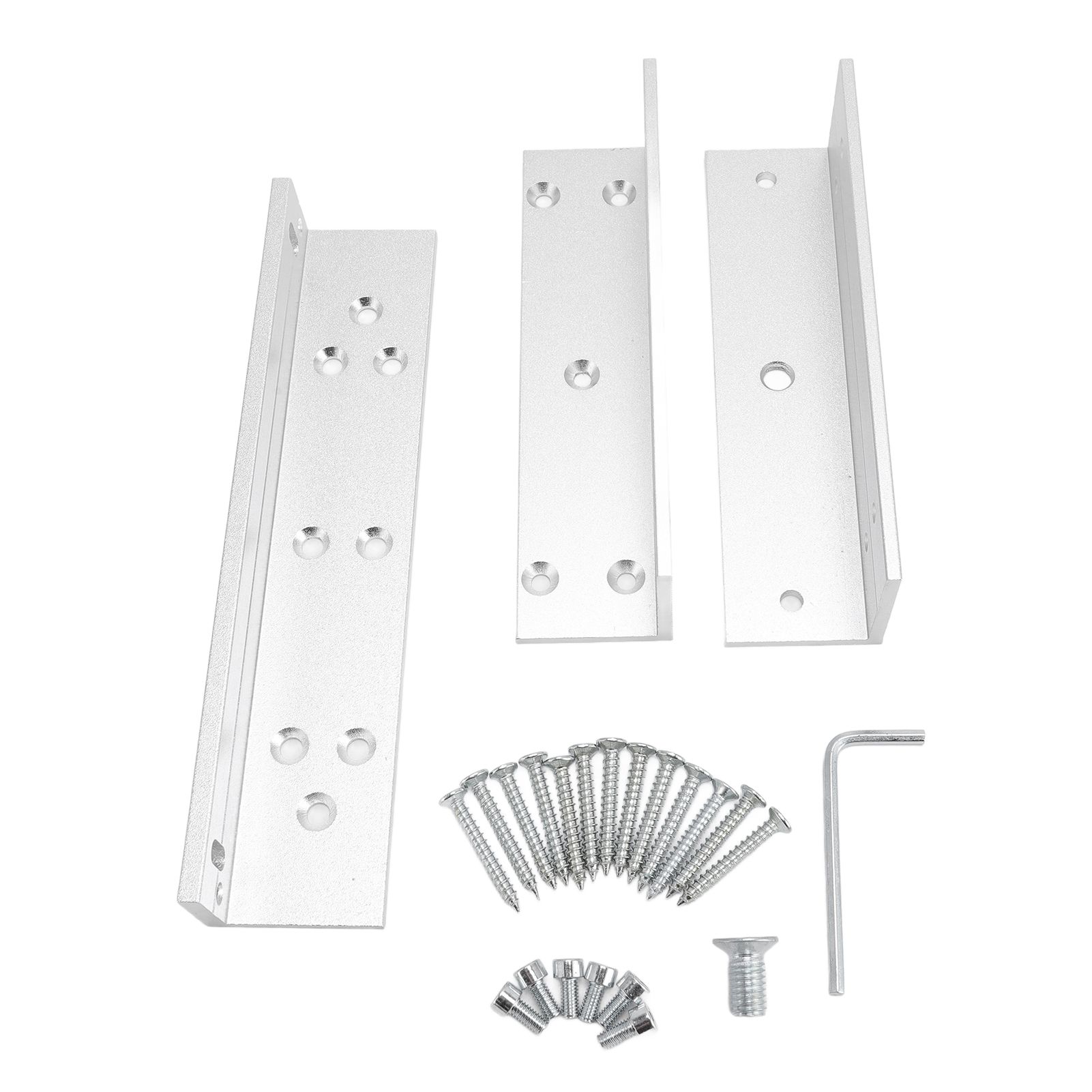 Inward Door Z L Bracket 180KG Holding Force Aluminum Alloy Z L Holder Stand view 3
