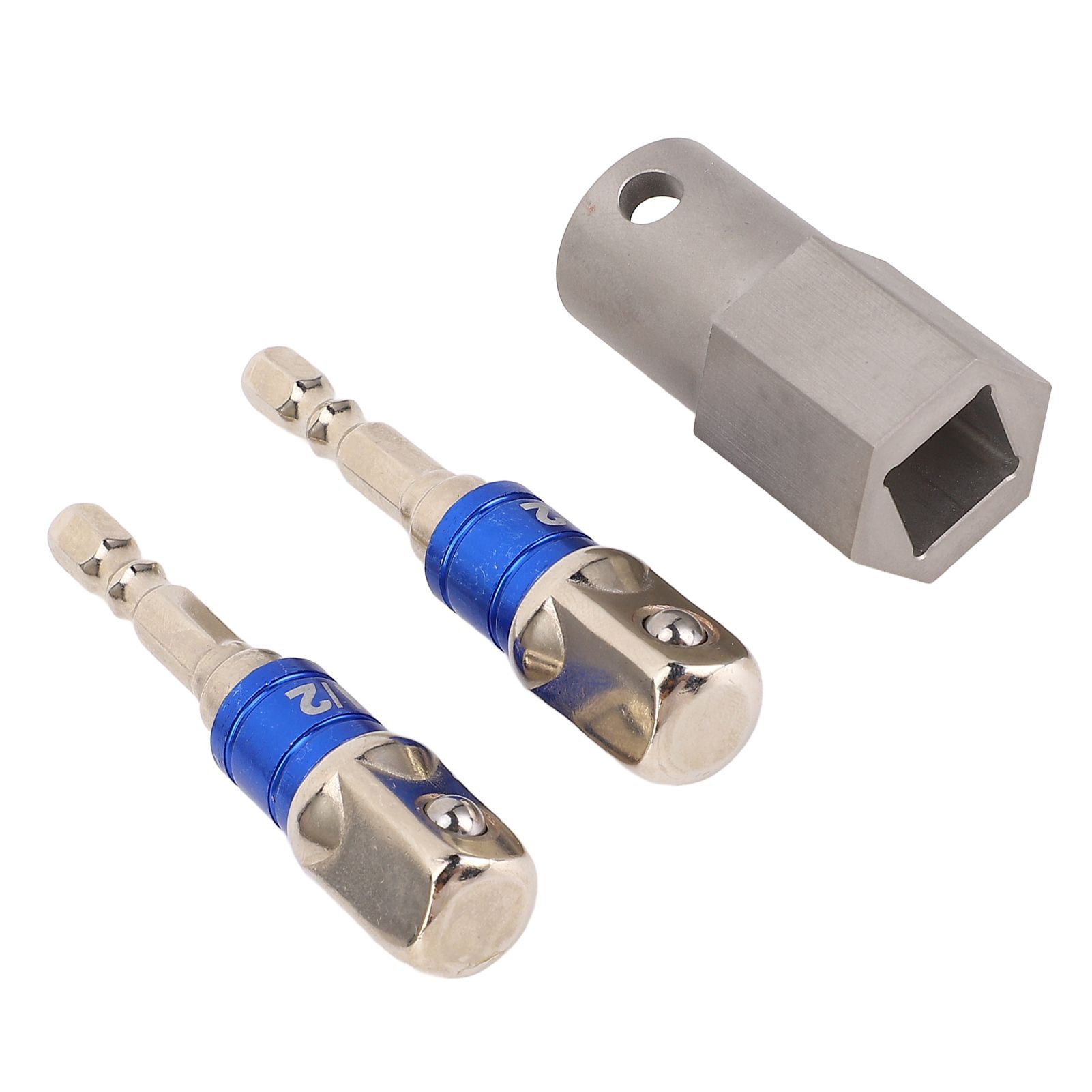 Stainless Steel Top Wind Trailer Jack Crank Handle Drill Adapter with 2 1/2 view 2